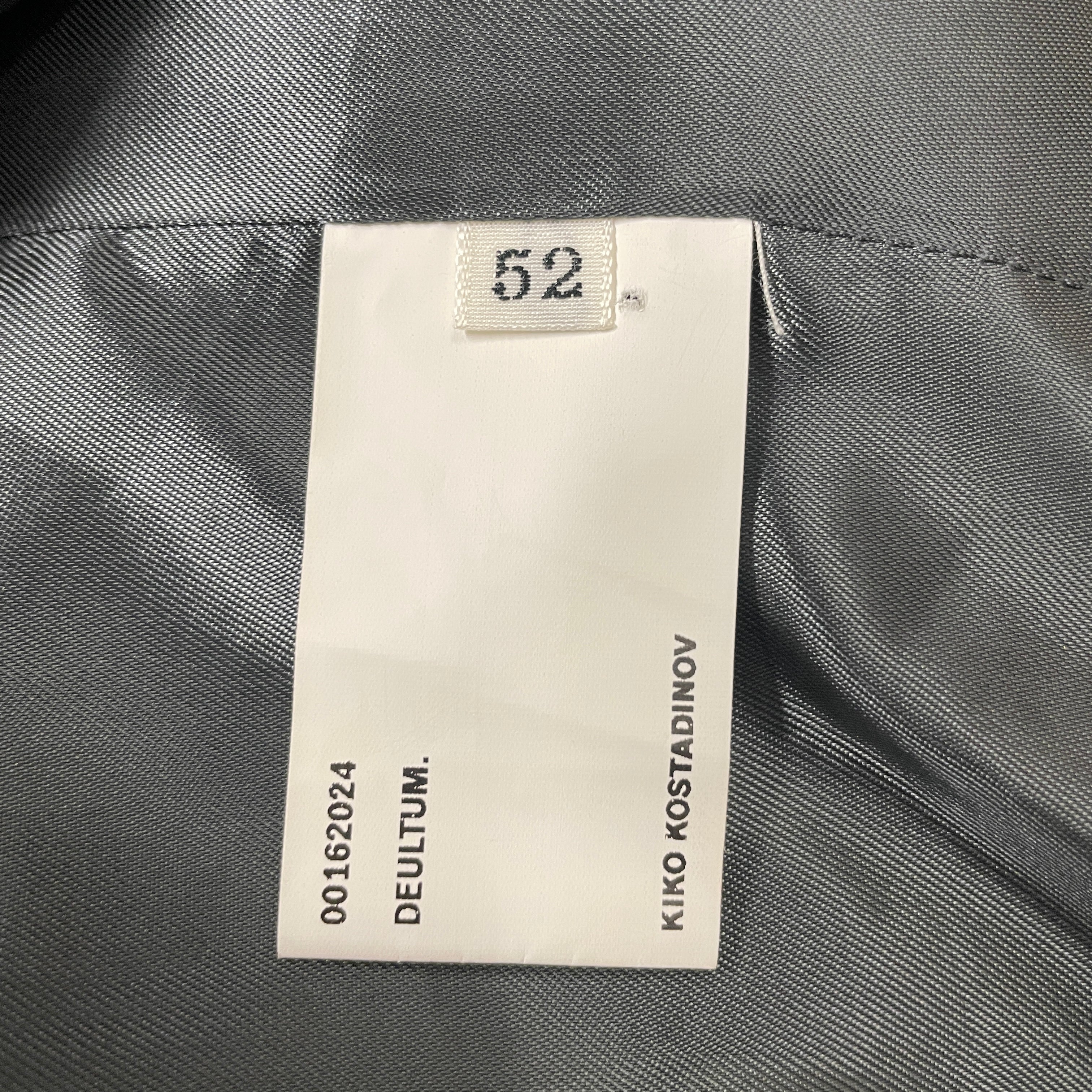 Kiko Kostadinov/Blouson/52/Cotton/GRN/BLACK ZIPPER STRIPE/DEEP GREEN view 4