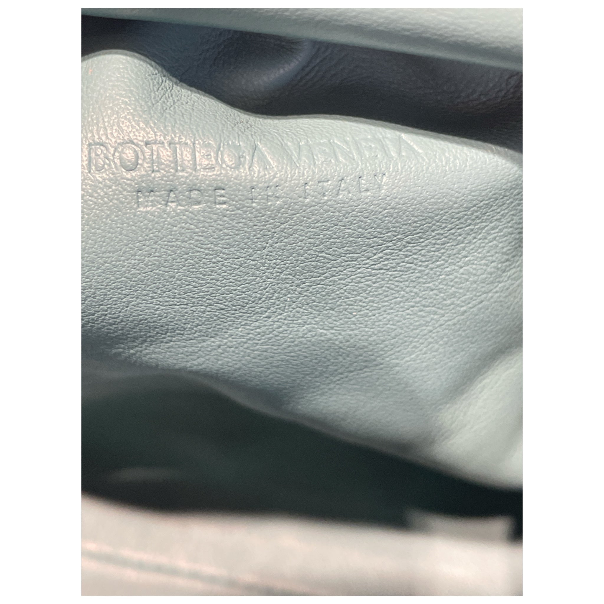 BOTTEGA VENETA/Cross Body Bag/Leather/BLU/mini pouch view 4