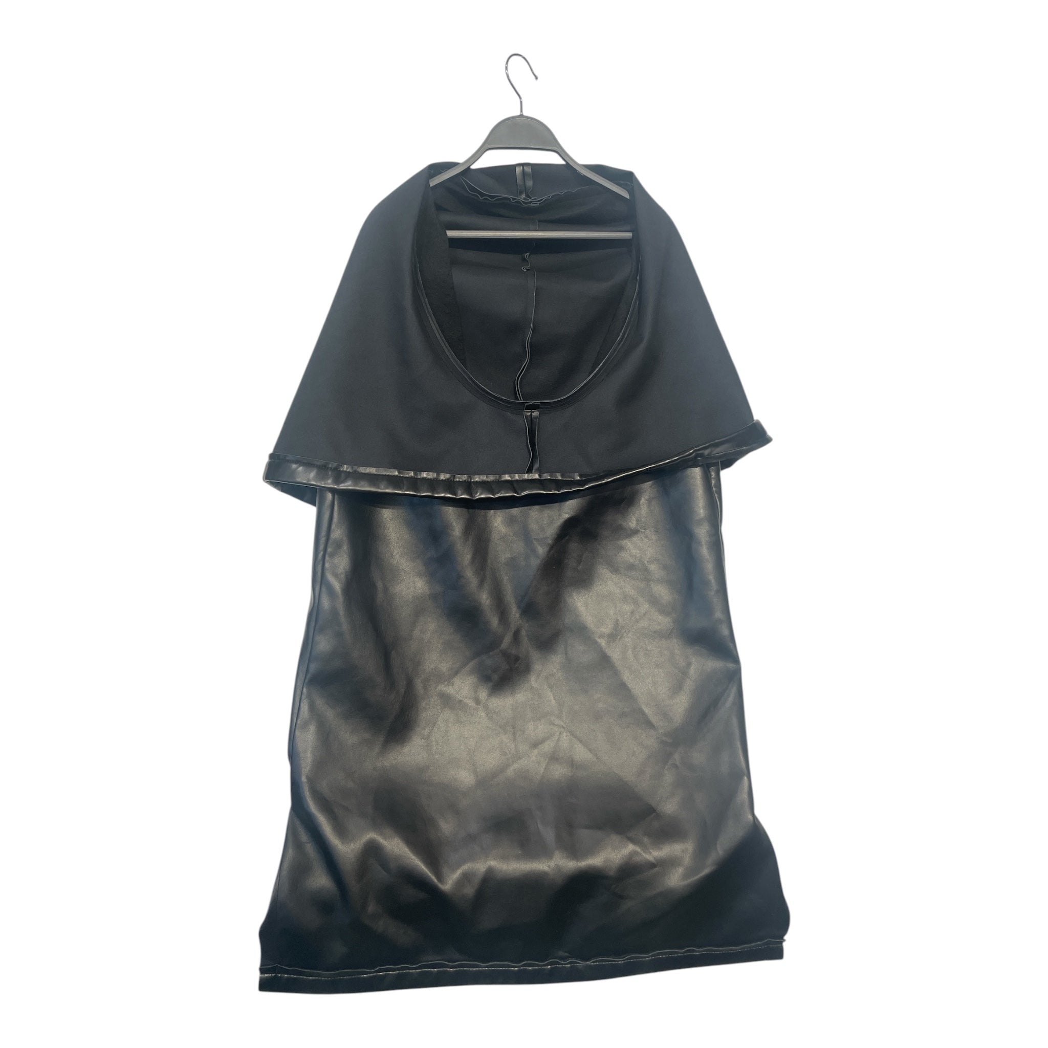 COMME des GARCONS/SL Cut & Sew/S/Leather/BLK/FW24 HOODED SHAWL view 1