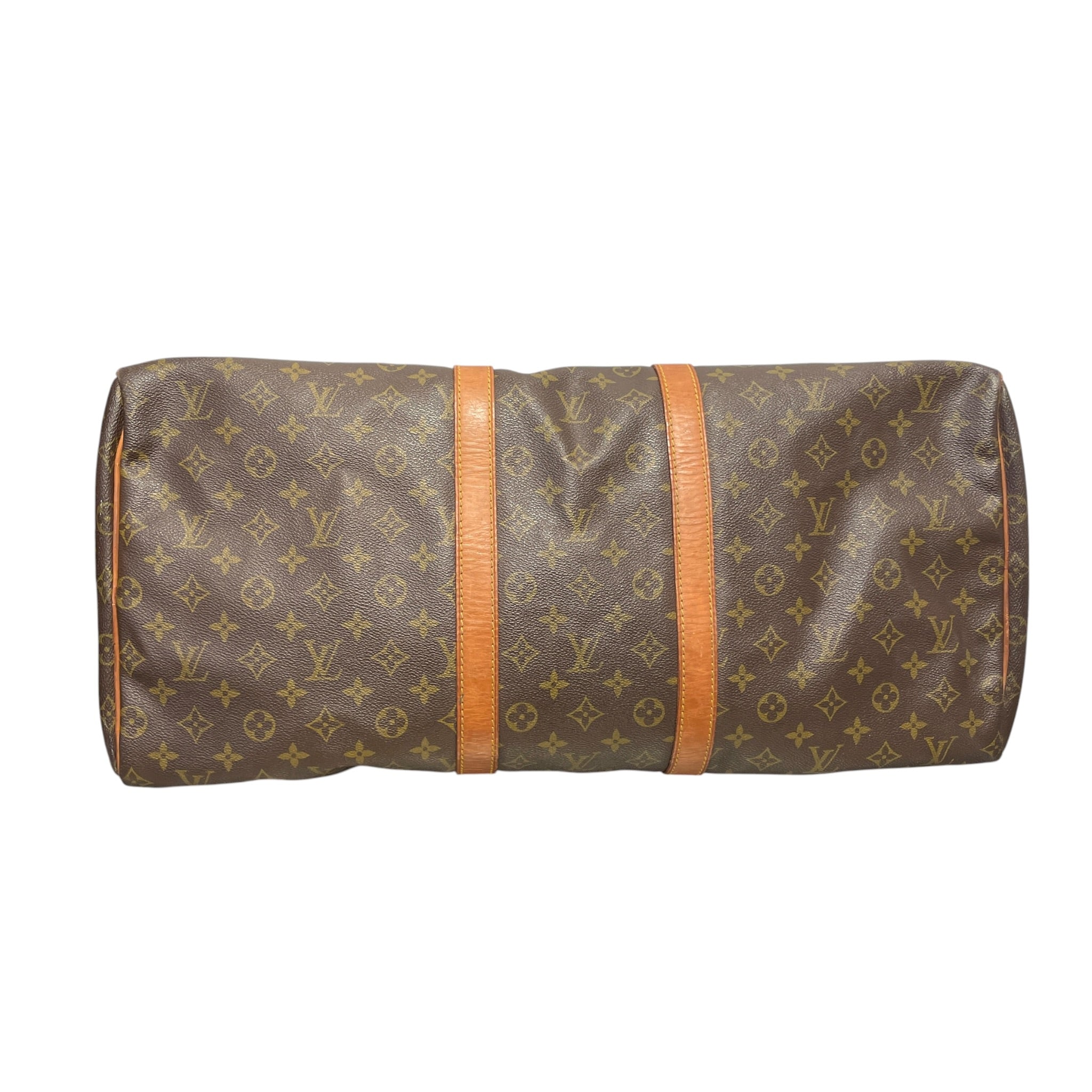 LOUIS VUITTON/Luggage/Monogram/Leather/BRW/keepall 50 view 3
