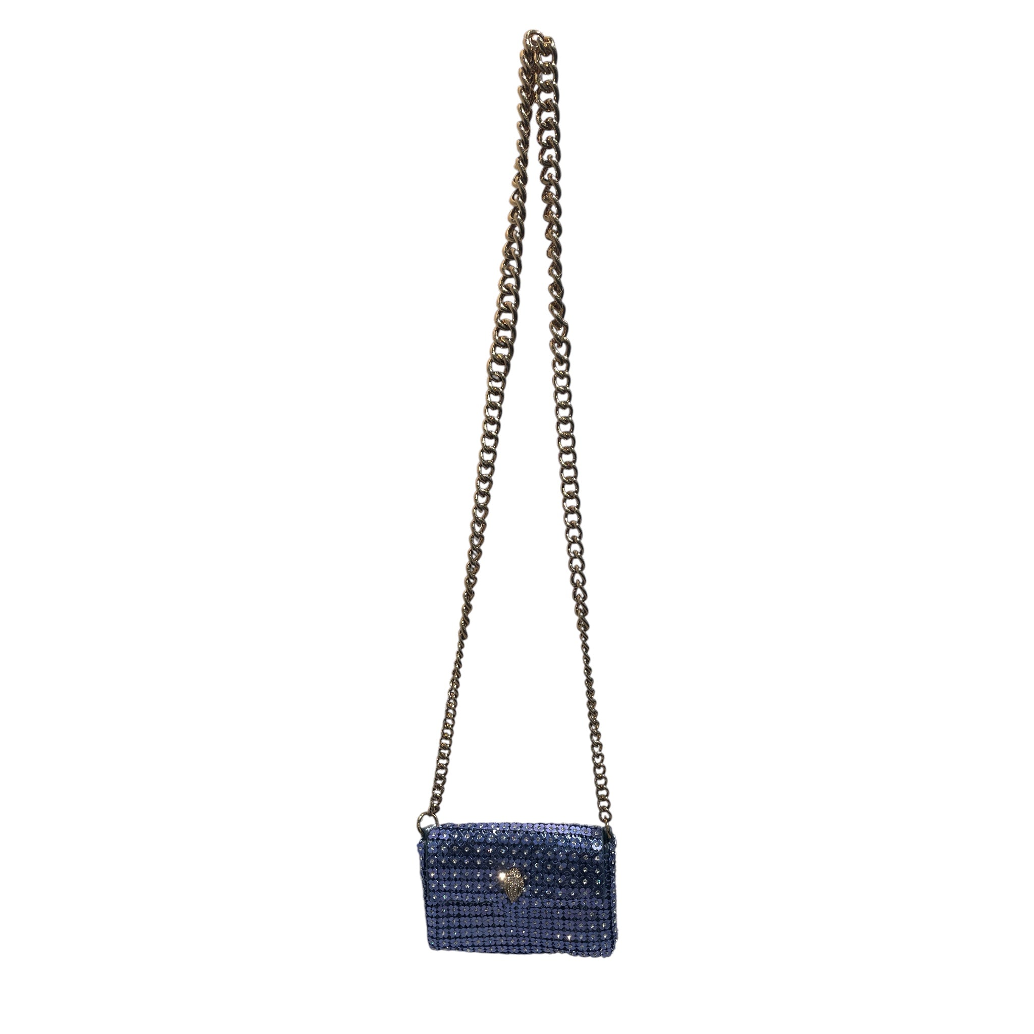 Kurt Geiger/Cross Body Bag/Floral Pattern/BLU/ view 1