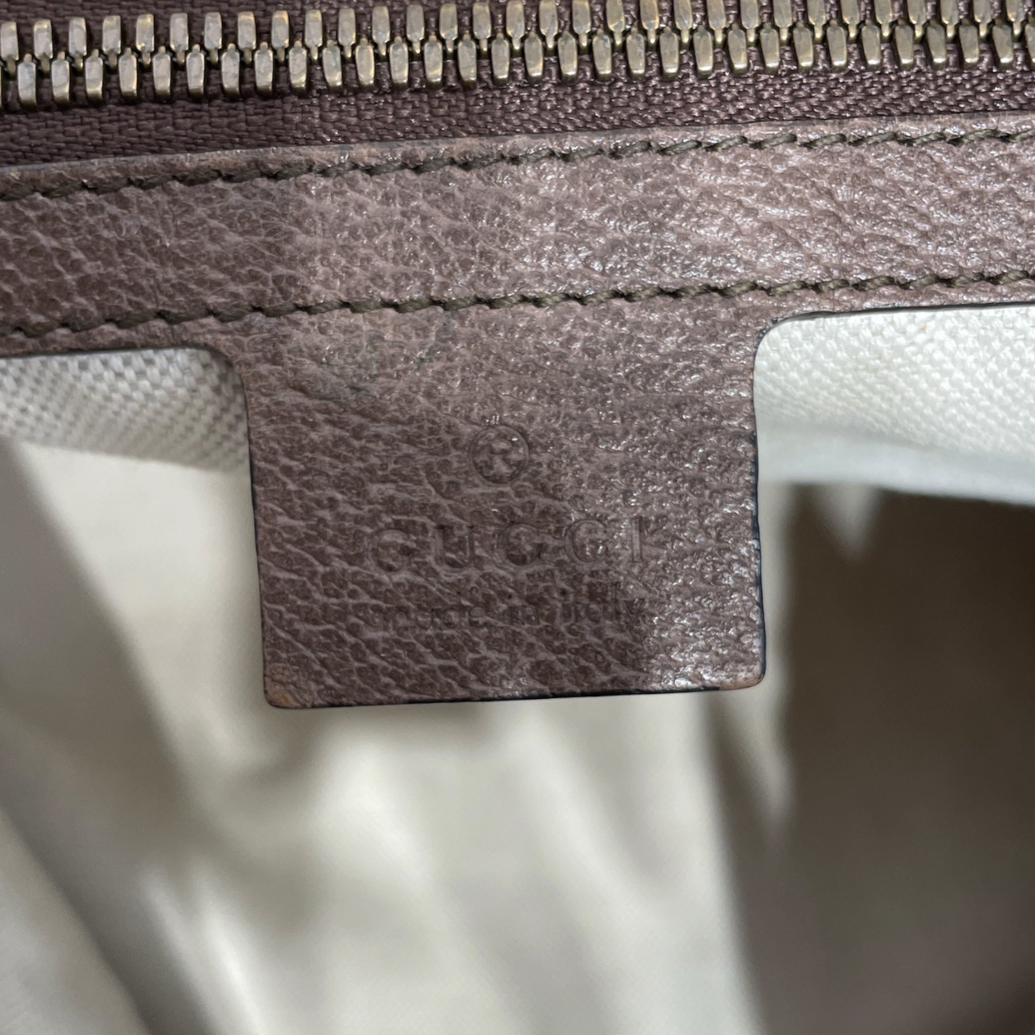 GUCCI/Bag/Monogram/Leather/BEG/half moon view 5