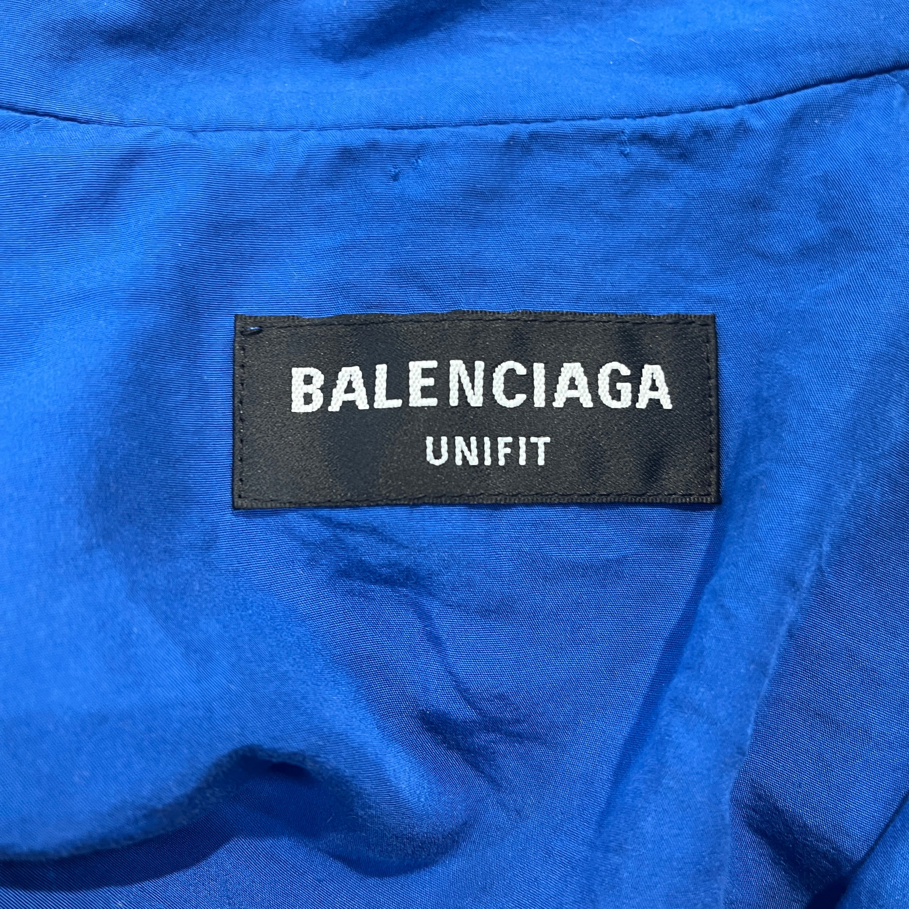 BALENCIAGA/Jacket/2/Nylon/BLU/TRACK JACKET view 3