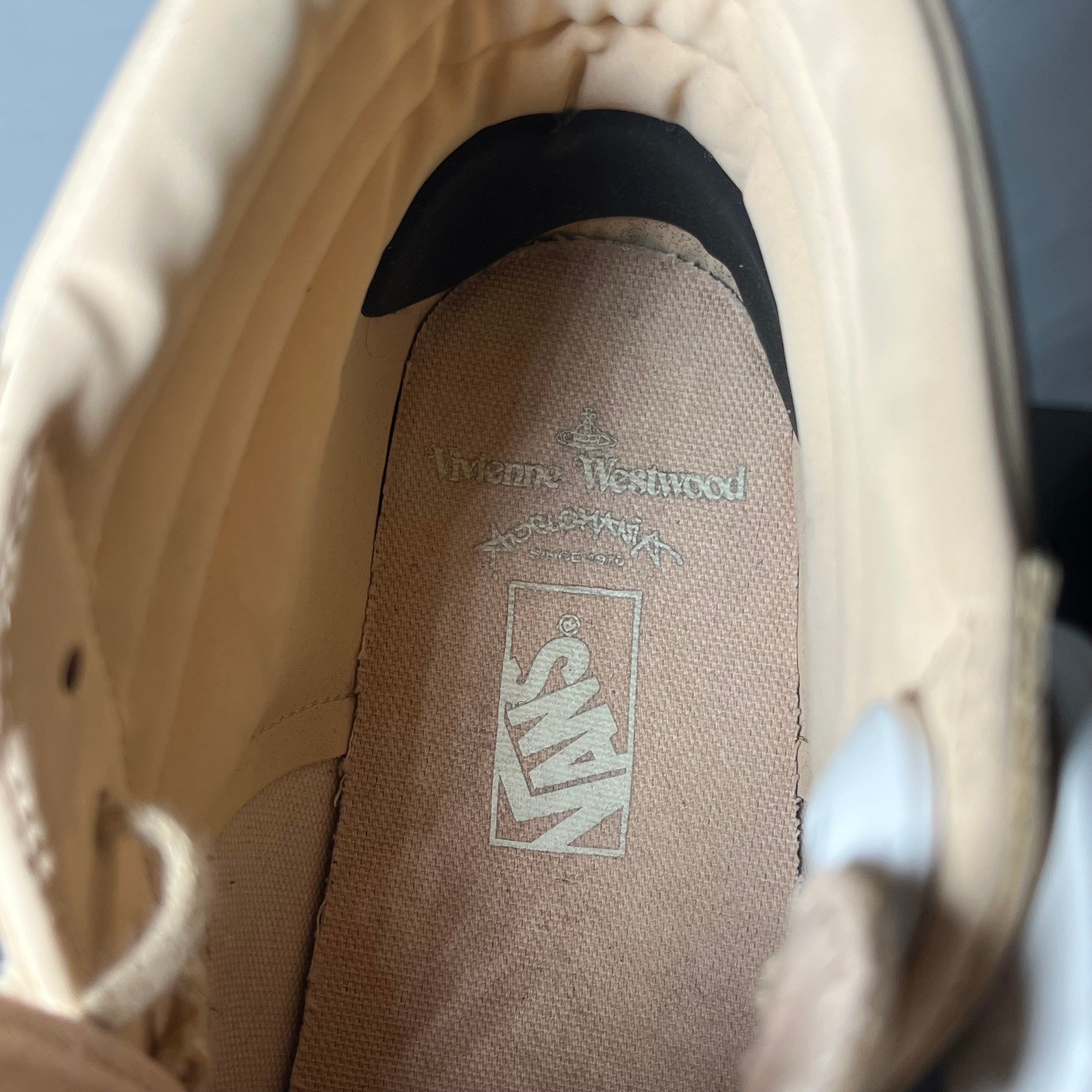 VANS/Vivienne Westwood/Hi-Sneakers/US 8/Leather/BEG/SK8 Hi Leather view 3