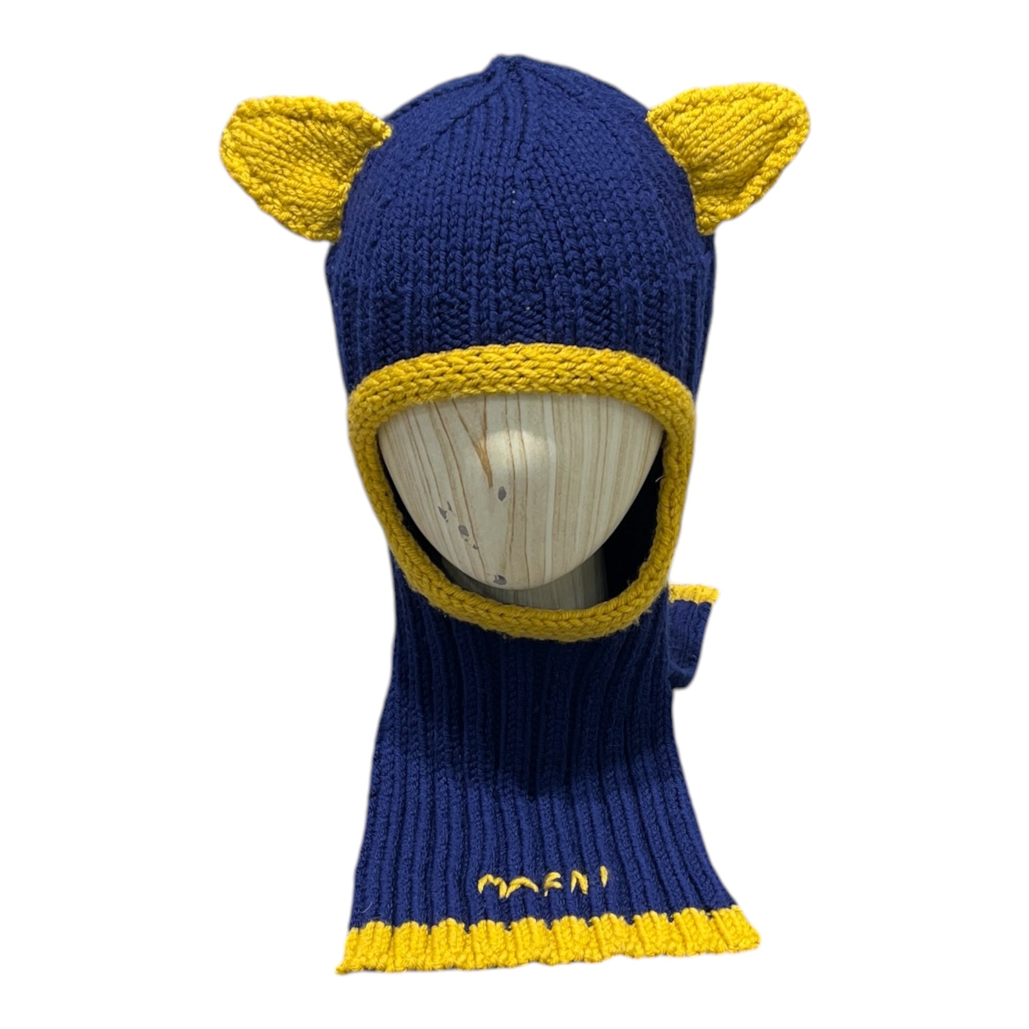 MARNI/Hat/L/Cotton/BLU/M's/balaclava with ears view 1