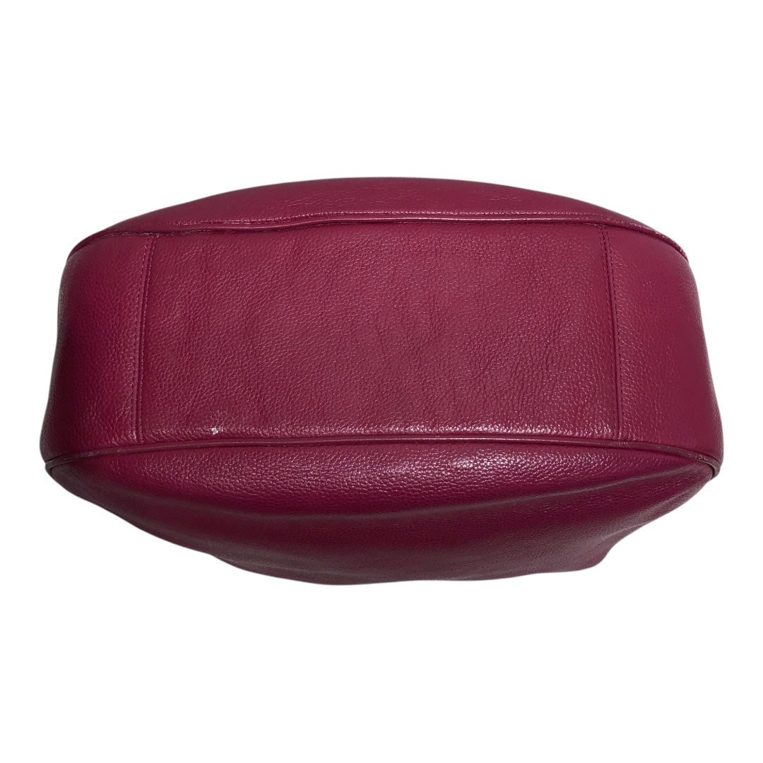COACH/Bag/Leather/PNK/BIG DARK PINK POUCH BAG view 4