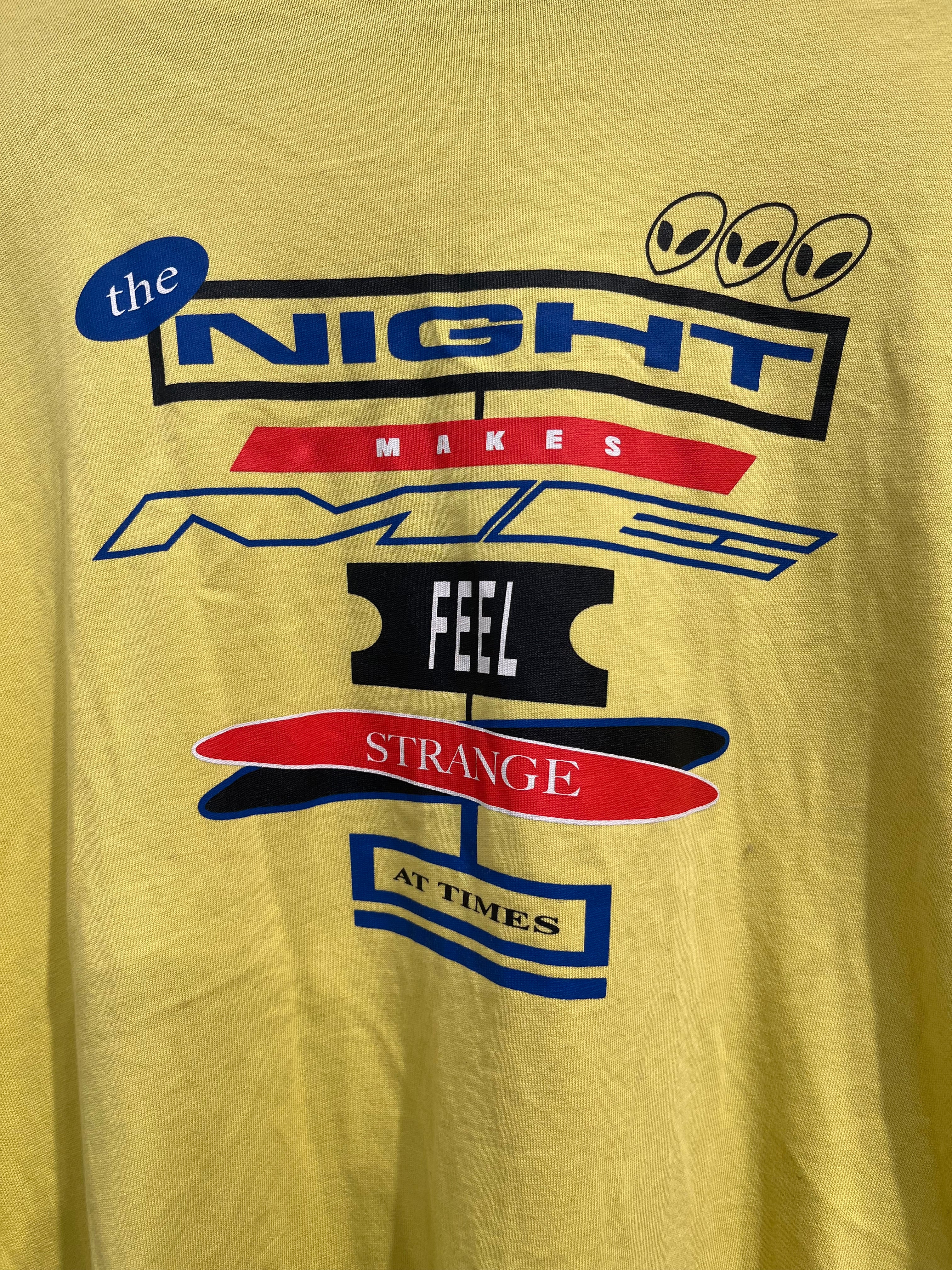 HERON PRESTON/LS T-Shirt/M/Cotton/YEL/THE NIGHT MAKES ME FEEL view 6