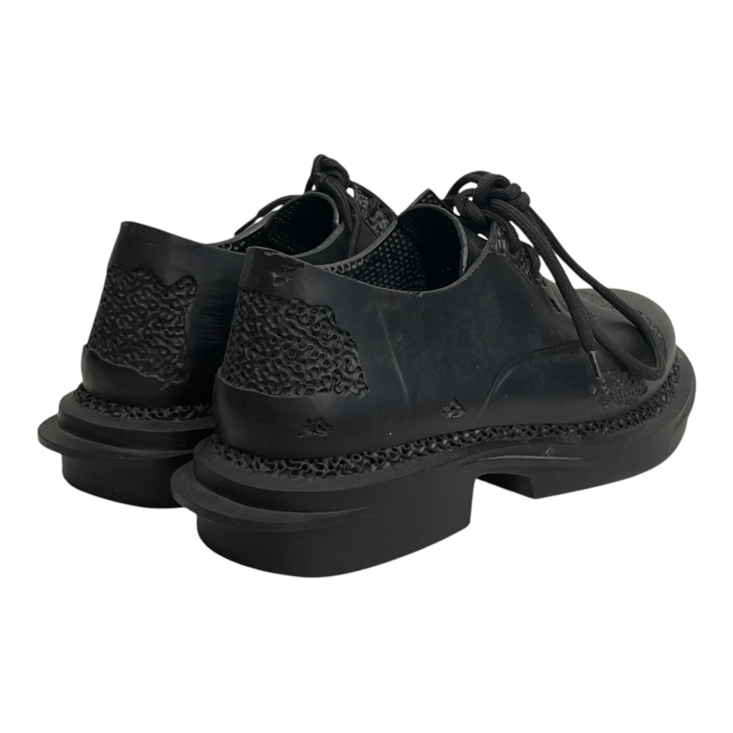 HYACYN/Dress Shoes/EU 43/BLK/EROTTED DERBYS view 2