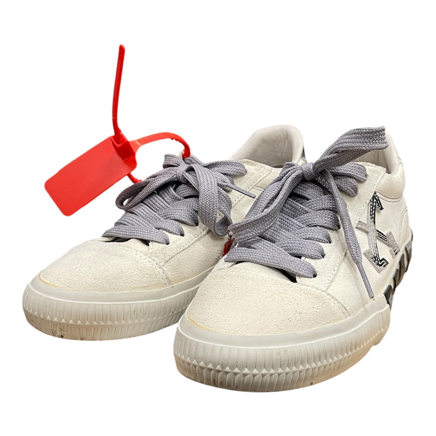 OFF-WHITE/Low-Sneakers/EU 37/Suede/WHT/OFF WHITE LIQUID MELT LOW VUL view 1