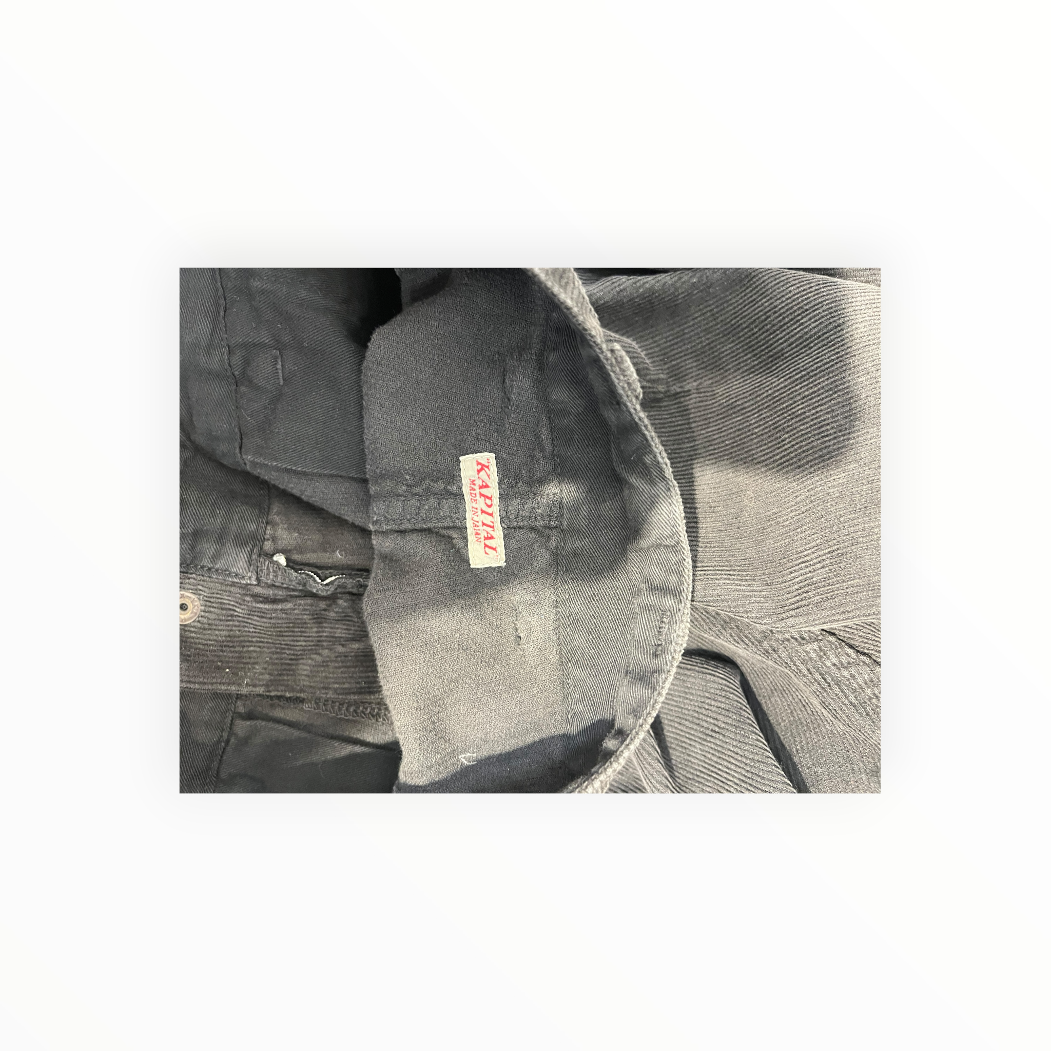KAPITAL/Bottoms/XS/Corduroy/BLK/CORDUROY PANT view 3