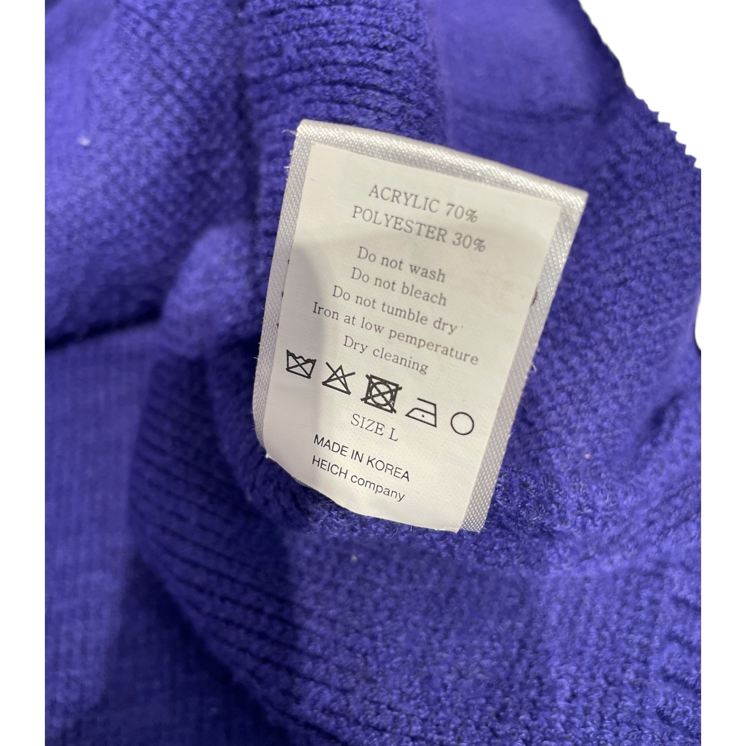 HEICH BLADE/Cardigan/L/Cotton/BLU/RED/WHITE LINED view 4