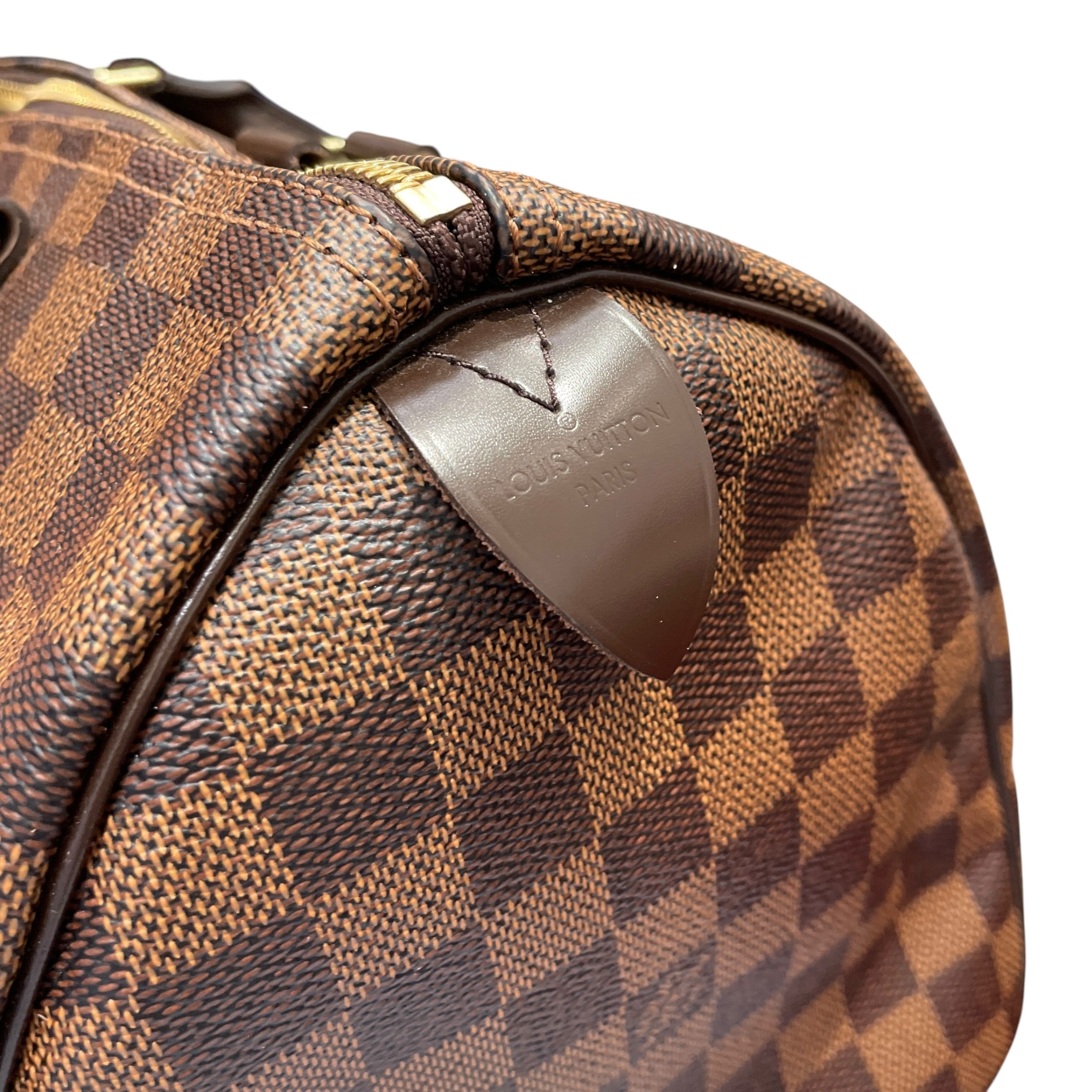 LOUIS VUITTON/Clutch Bag/Monogram/Leather/BRW/DAMIER EBENE SPEEDY view 4