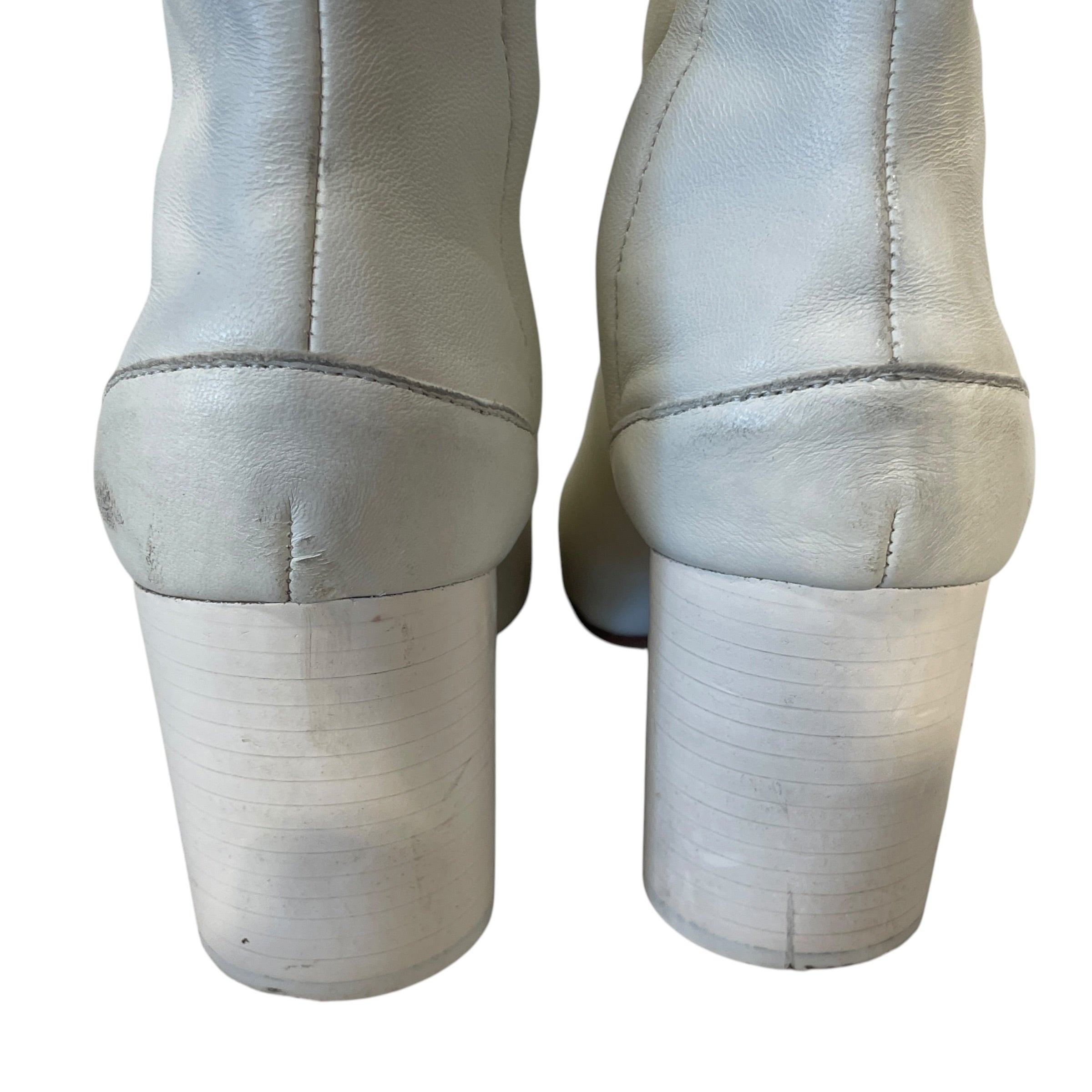 Maison Margiela/Boots/EU 41/Leather/WHT/TABI view 3