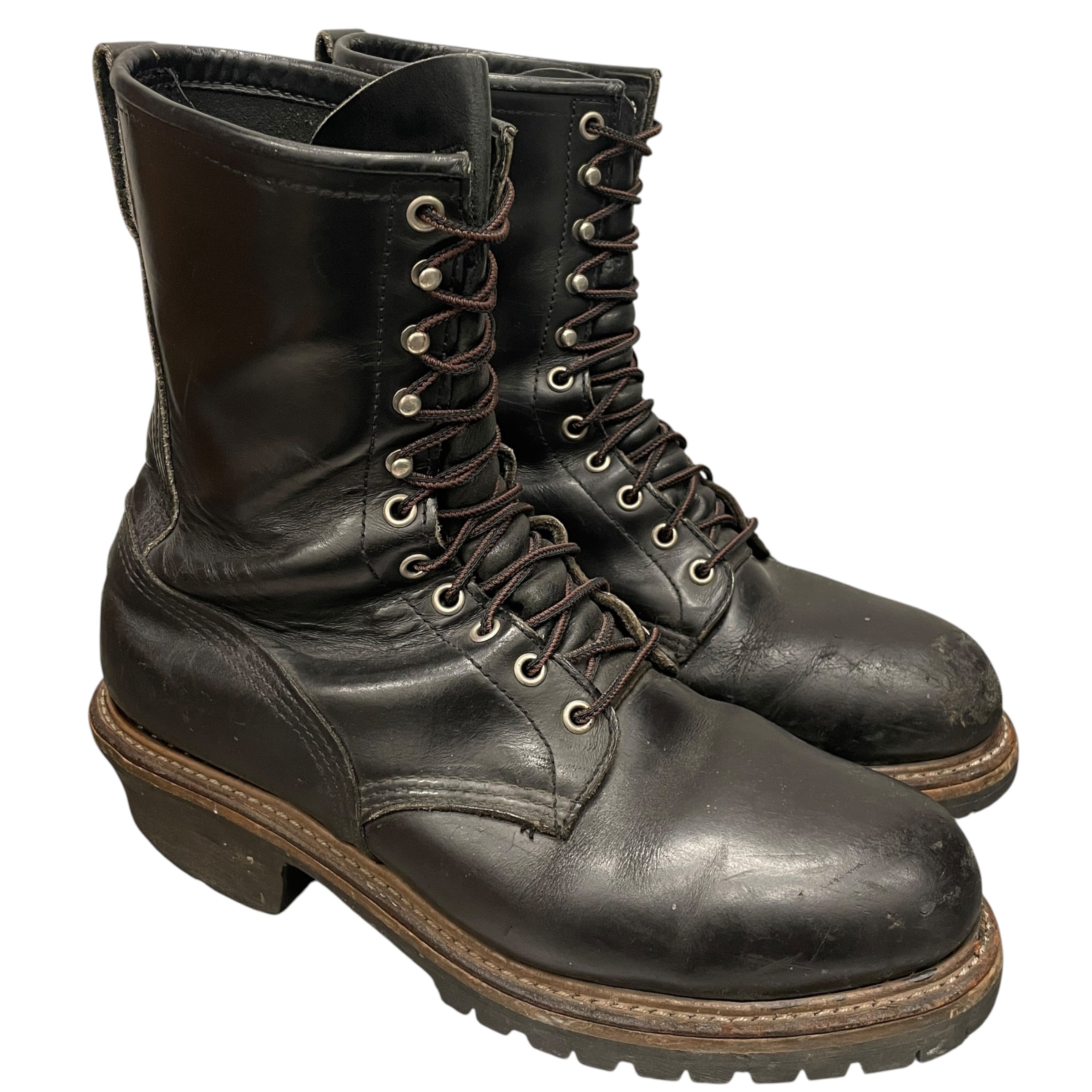RED WING/Boots/US 10.5/Leather/BLK/2218 LOGGER BOOT view 1