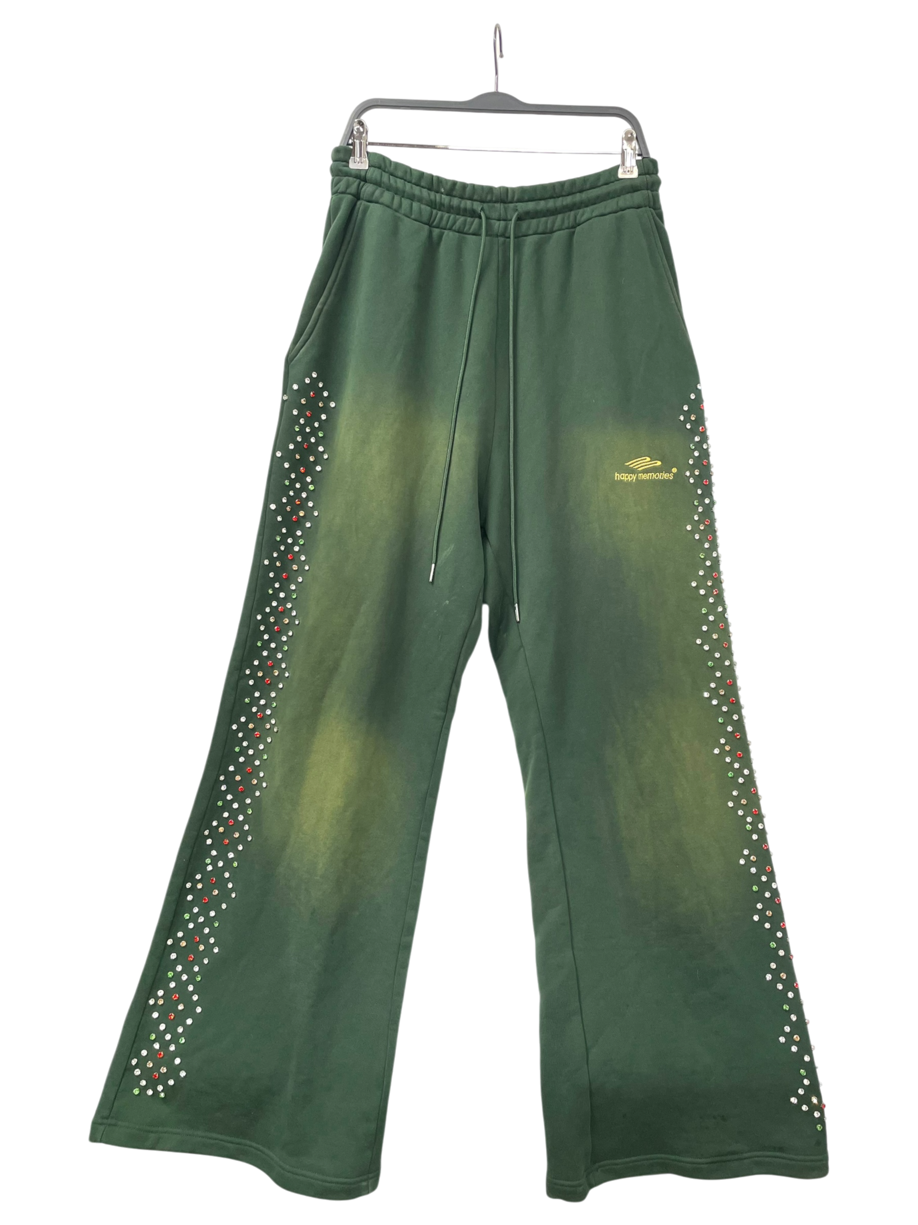 HMDD(Happy Memories Don't Die)/Pants/XL/Cotton/GRN/Multi ColorCrystal Sweatpants view 1