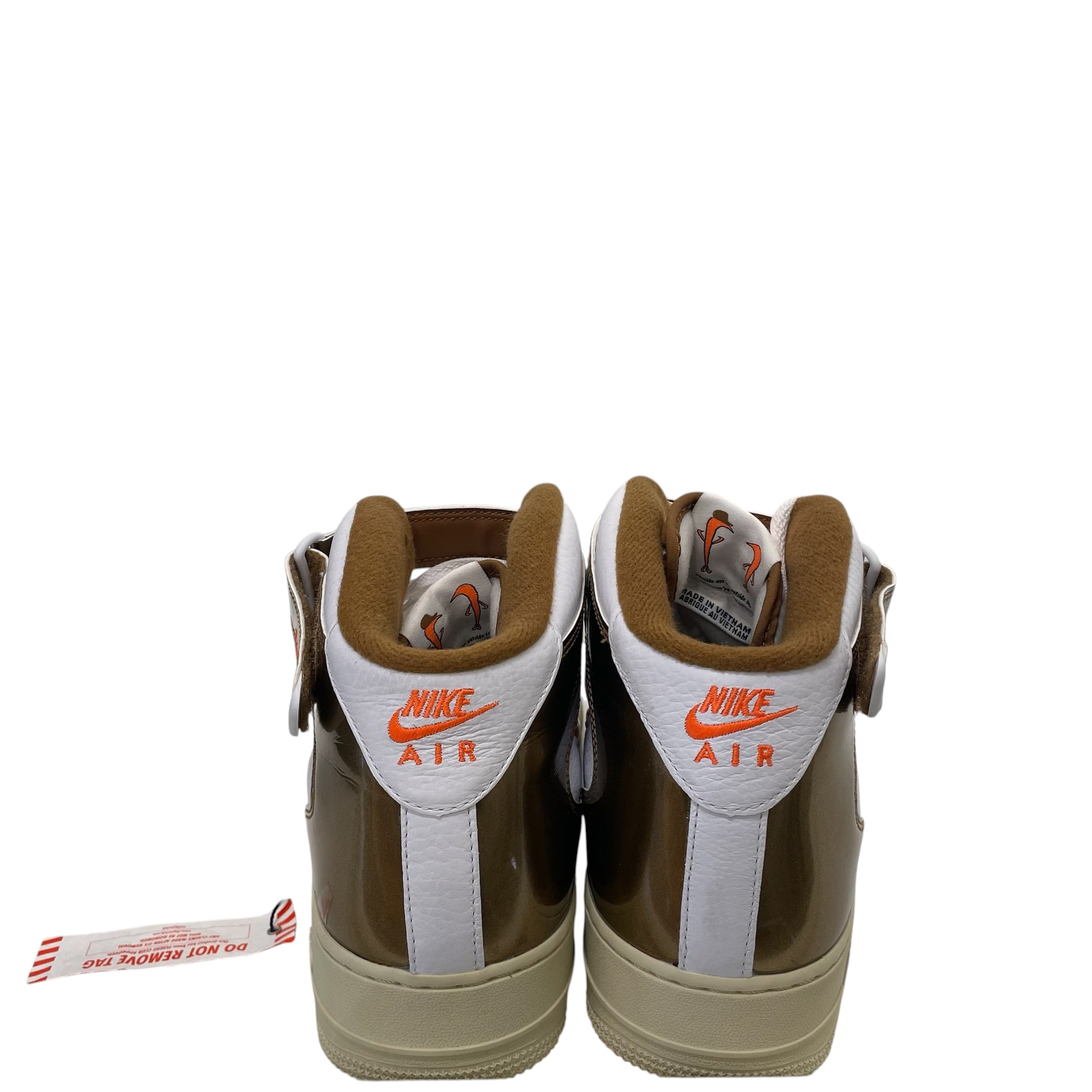 NIKE/Hi-Sneakers/US 13/GLD/air force 1 mid 2022 qs jewel view 3