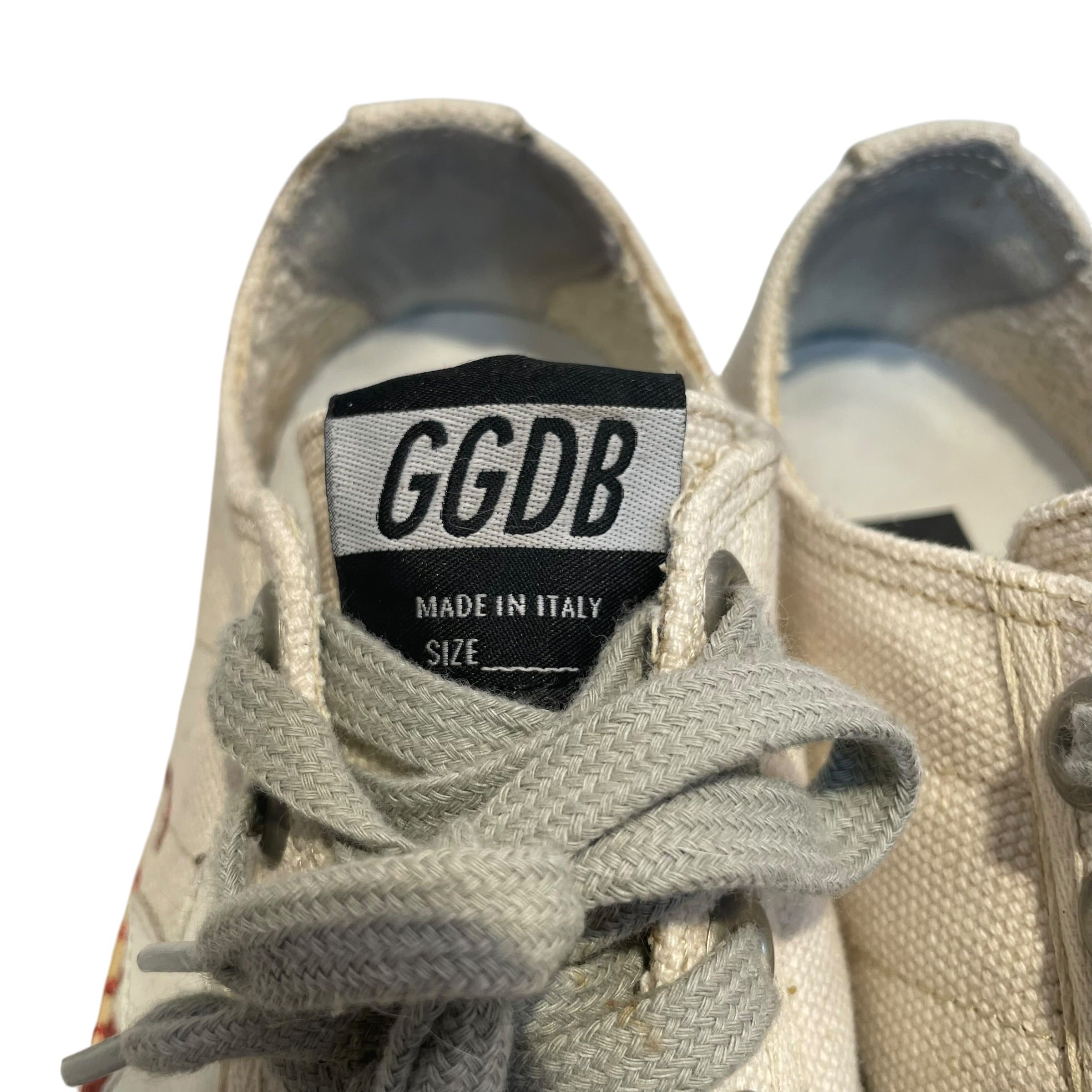 GOLDEN GOOSE/Low-Sneakers/EU 35/Cotton/CRM/GGDB VSTAR2 view 3