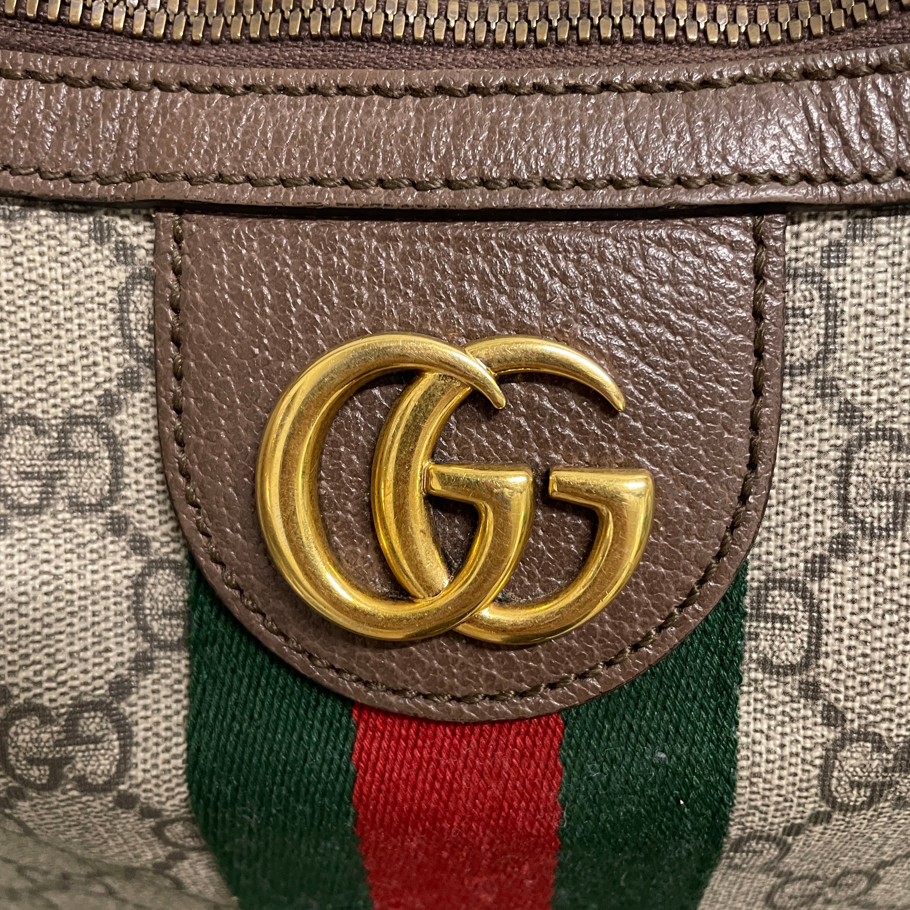 GUCCI/Bag/Monogram/Leather/MLT/monogram web small ophidia view 3