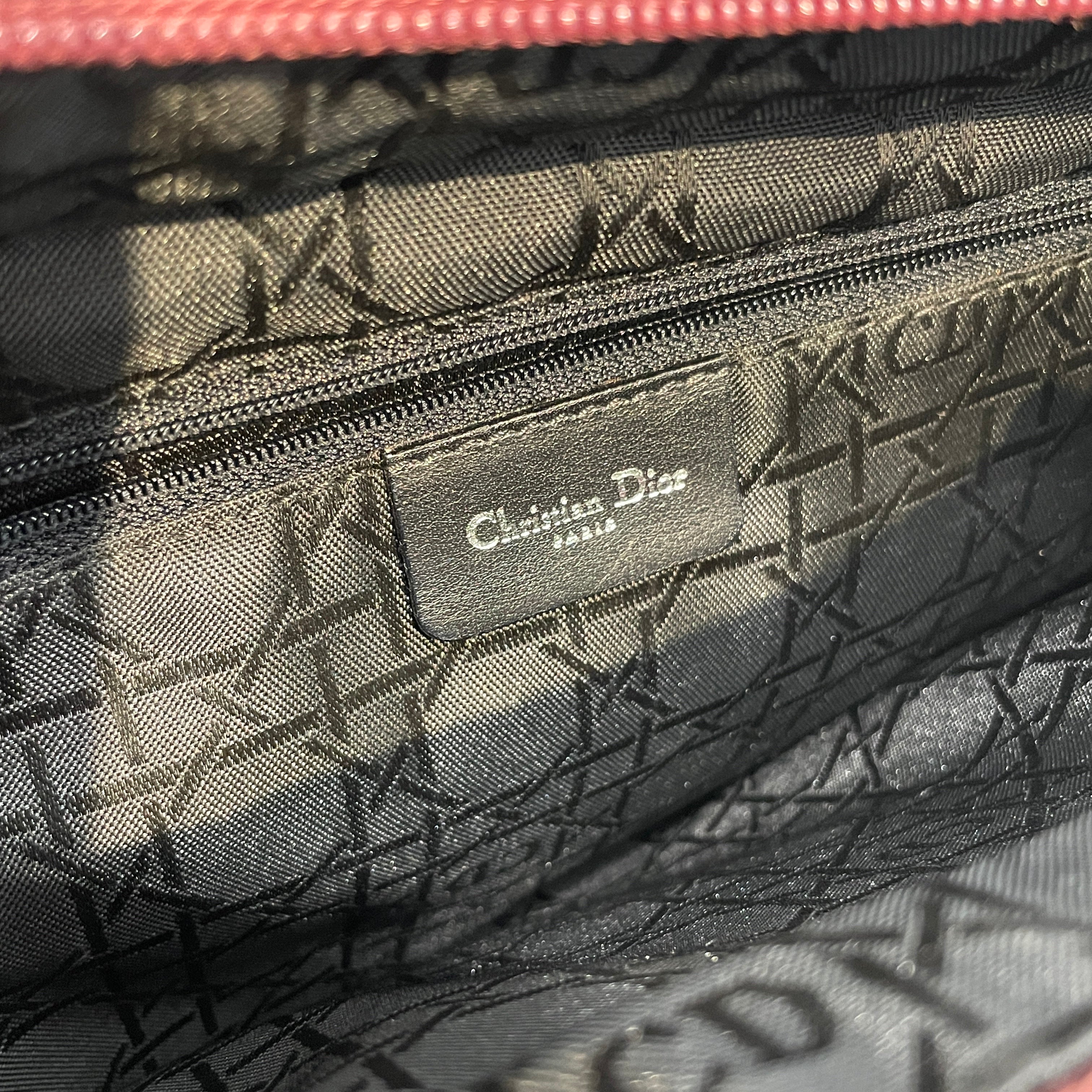 Christian Dior/Hand Bag/Cotton/BLK/Quilted Tote view 5