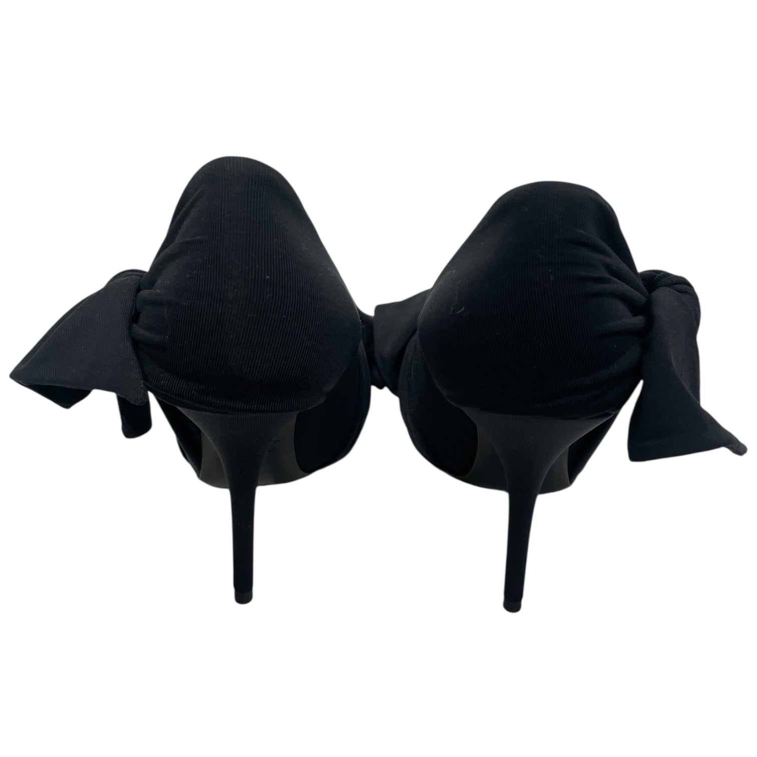 BALENCIAGA/Heels/EU 41/BLK/V-Tip/WRAP BOWTIE TOE / HEEL view 4
