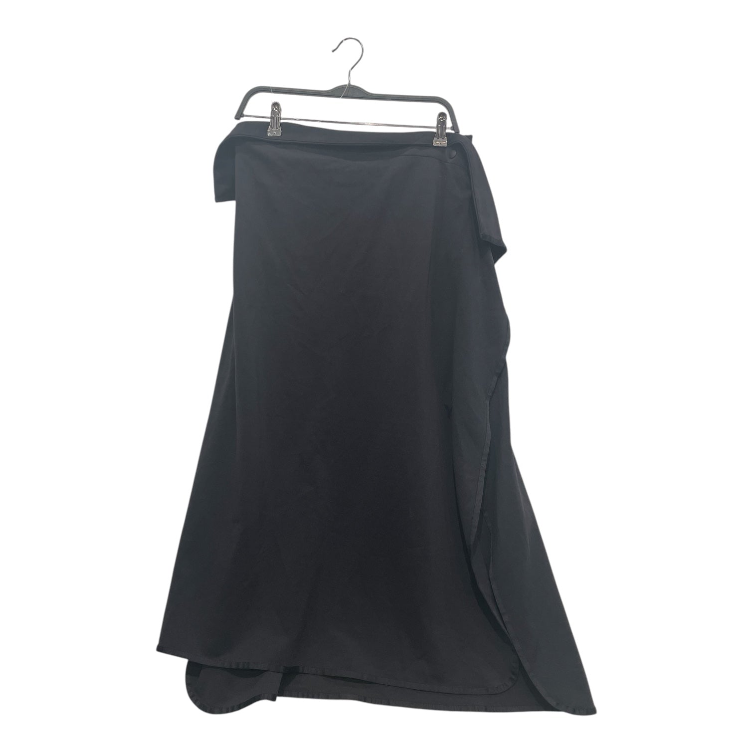Y-3/Long Skirt/XL/Polyester/BLK/BUTTON/ROLL WAIST view 2