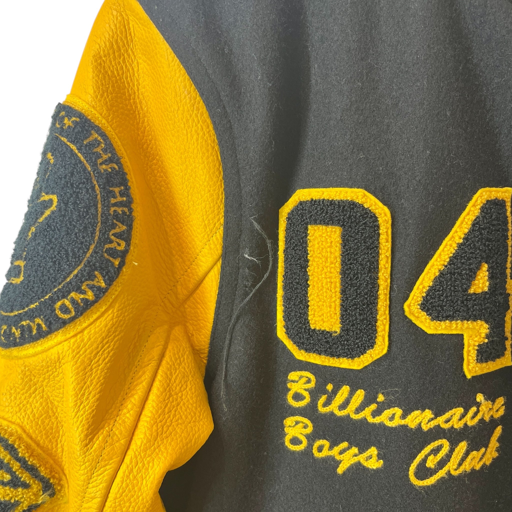BILLIONAIRE BOYS CLUB/Jacket/S/BLK/WOOL CLUB VARSITY view 5