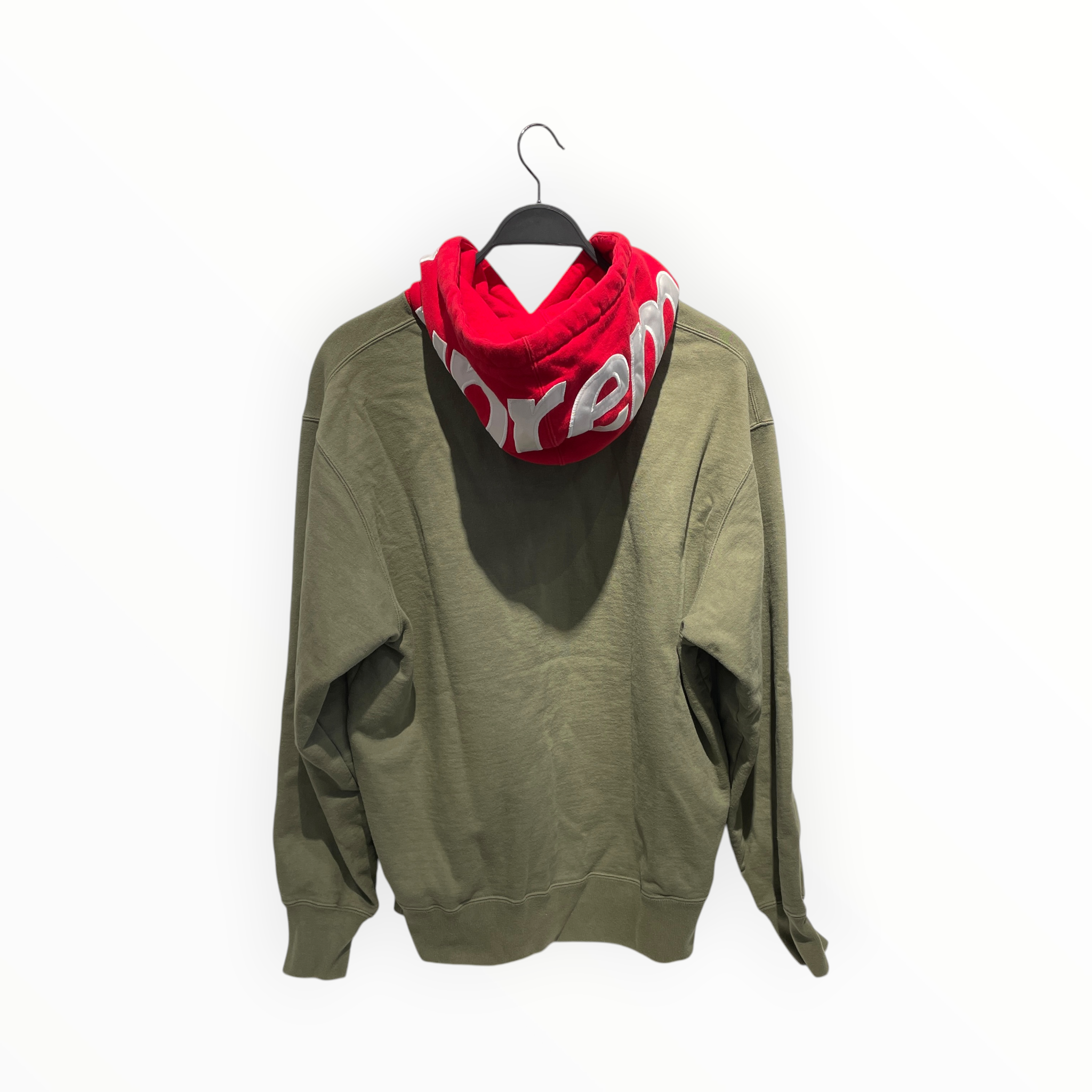 Supreme/Hoodie/M/Cotton/GRN/ view 2