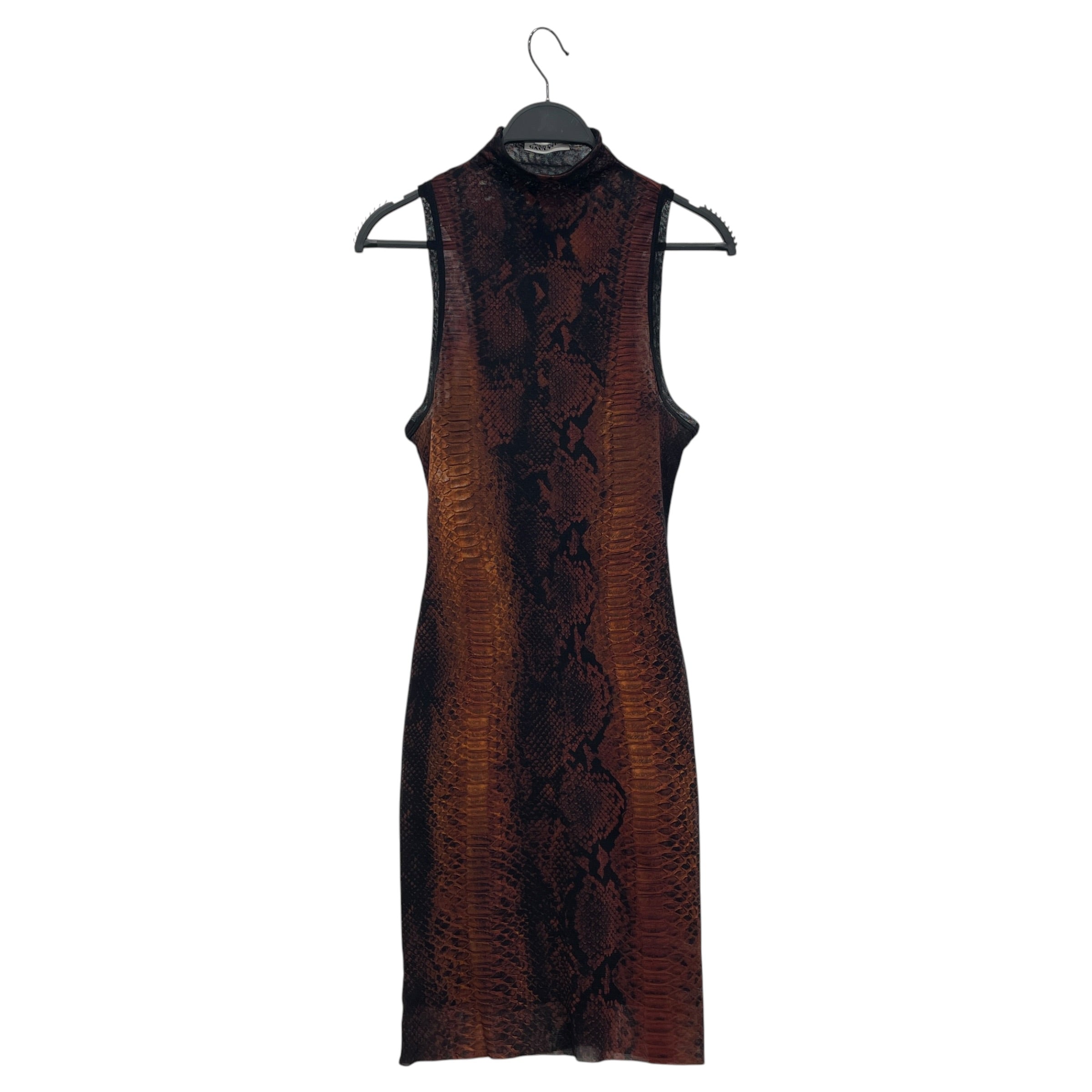 Jean Paul Gaultier/SL Dress/M/Animal Pattern/Polyester/BRW/JPG MESH SNAKE SKIN MINI DRESS view 1