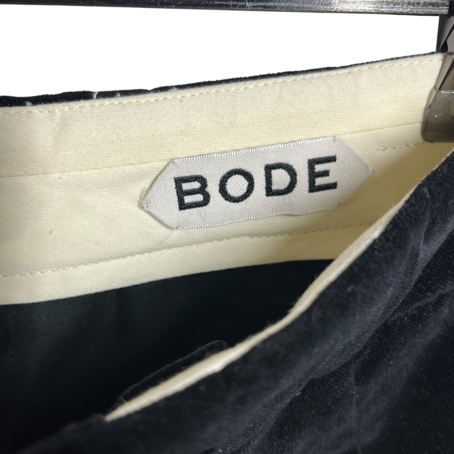 BODE/Straight Pants/25/Cotton/BLK/ALPINEFLOWER TROUSERS view 3