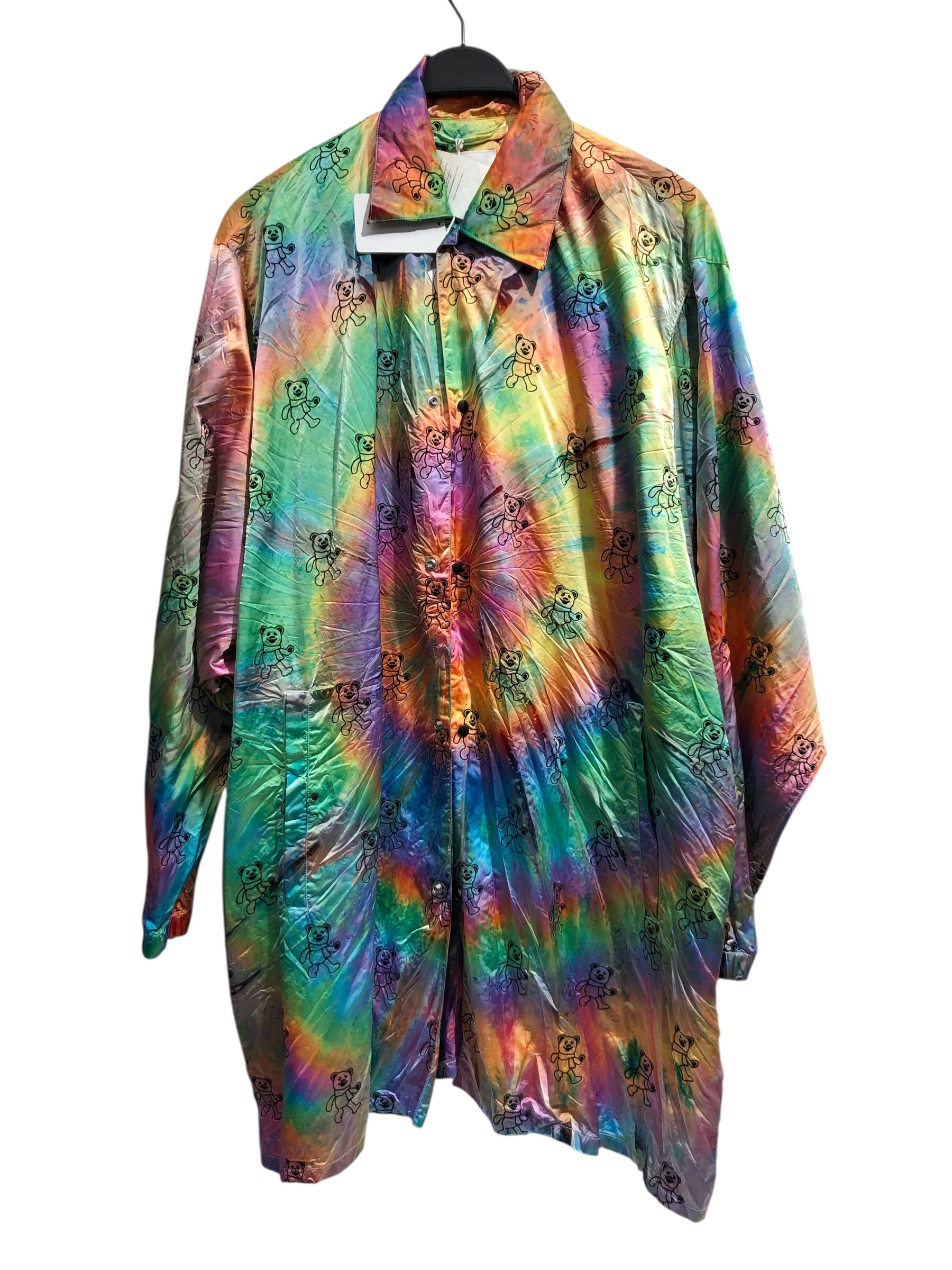 doublet/Hawaiian Shirt/S/Nylon/MLT/All Over Print/BEAR EMBROIDERY TIE-DYE view 1