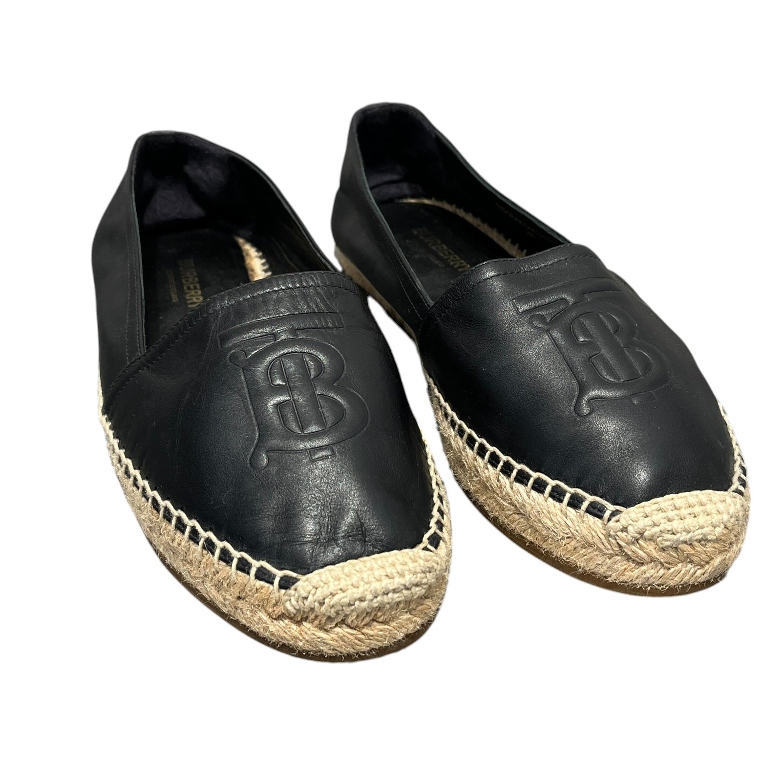 BURBERRY LONDON/Espadrilles/US 8/BLK/TB MONOGRAM view 1