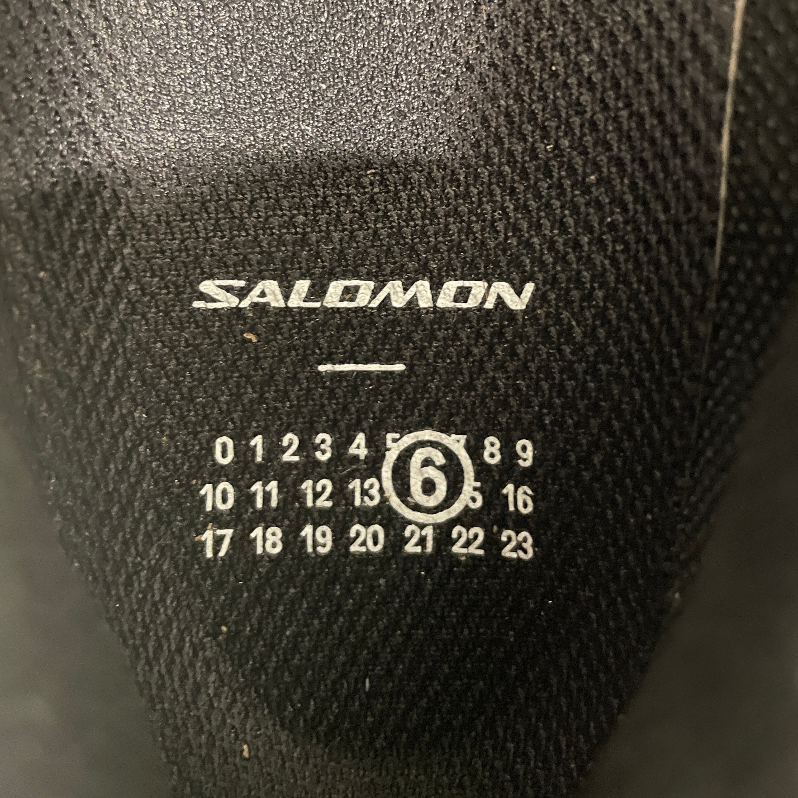 salomon/MM6/Low-Sneakers/US 8/Leather/BLK/STRAP ACROSS view 5