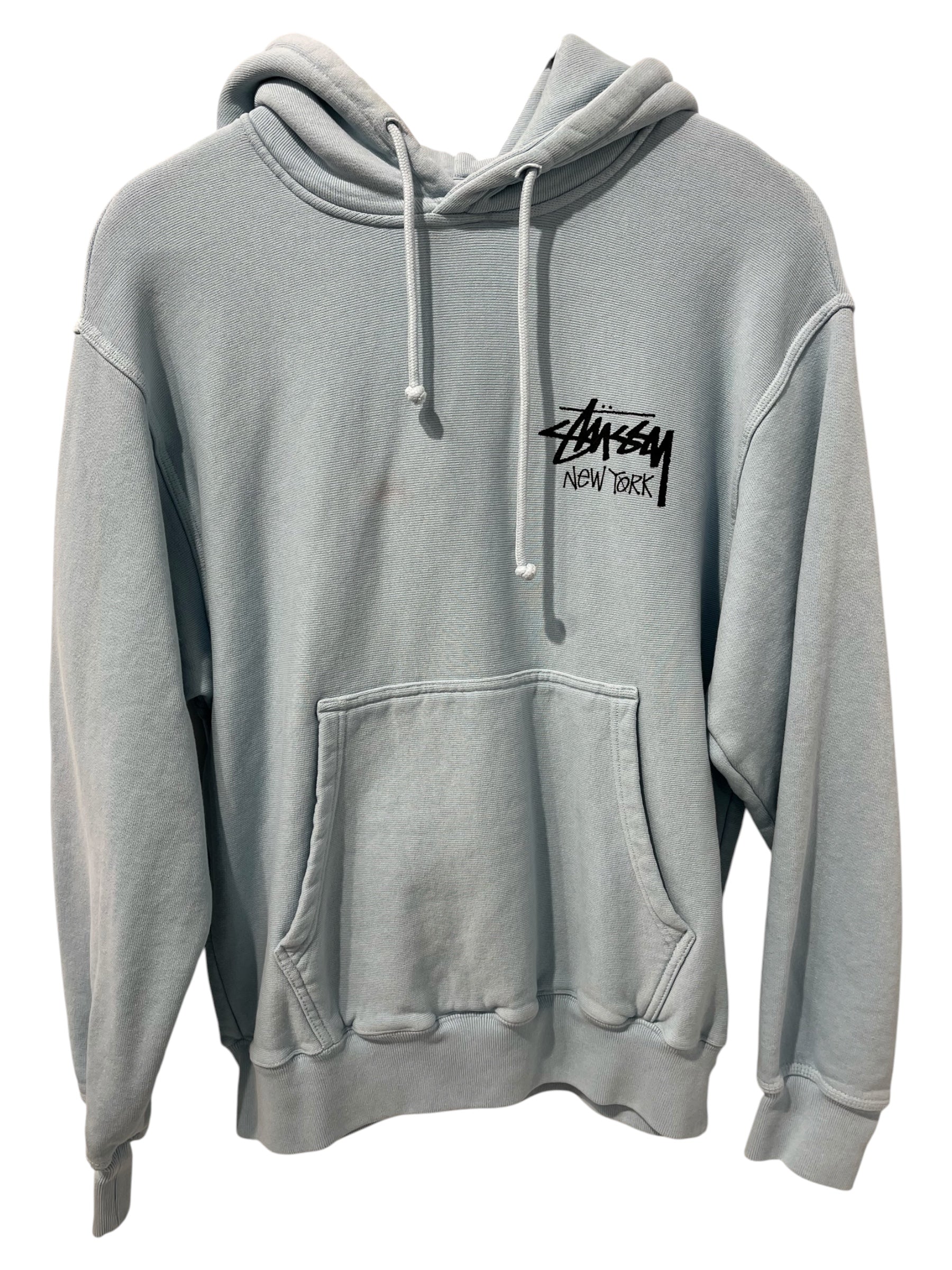 STUSSY/Hoodie/XL/Graphic/Cotton/BLU/nyexclusive pullover s bluetag view 1