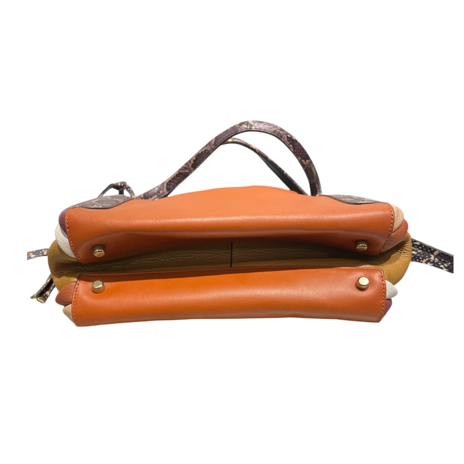 COACH/Hand Bag/Leather/ORN/SNAKESKIN SIDES view 5
