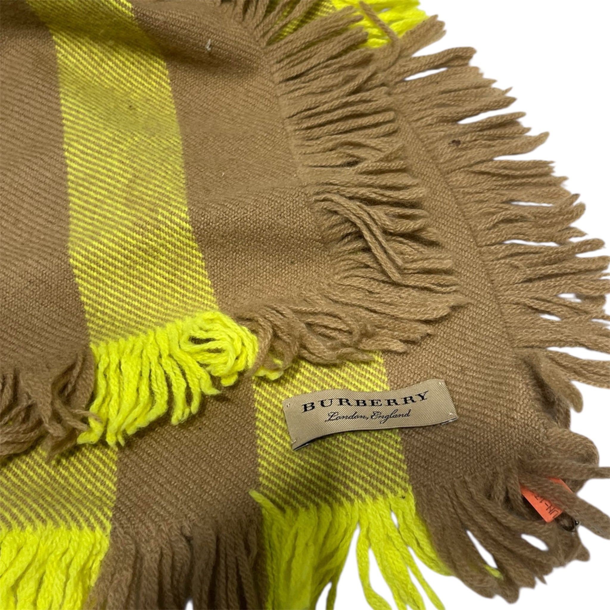BURBERRY LONDON/Scarf/Plaid/Wool/CML/NEON PLAID view 2