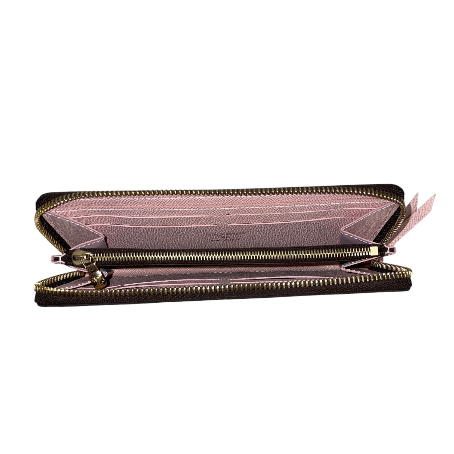 LOUIS VUITTON/Long Wallet/Monogram/Leather/BRW/L's/LV MONO CLEMENCE PNK INSIDE view 5