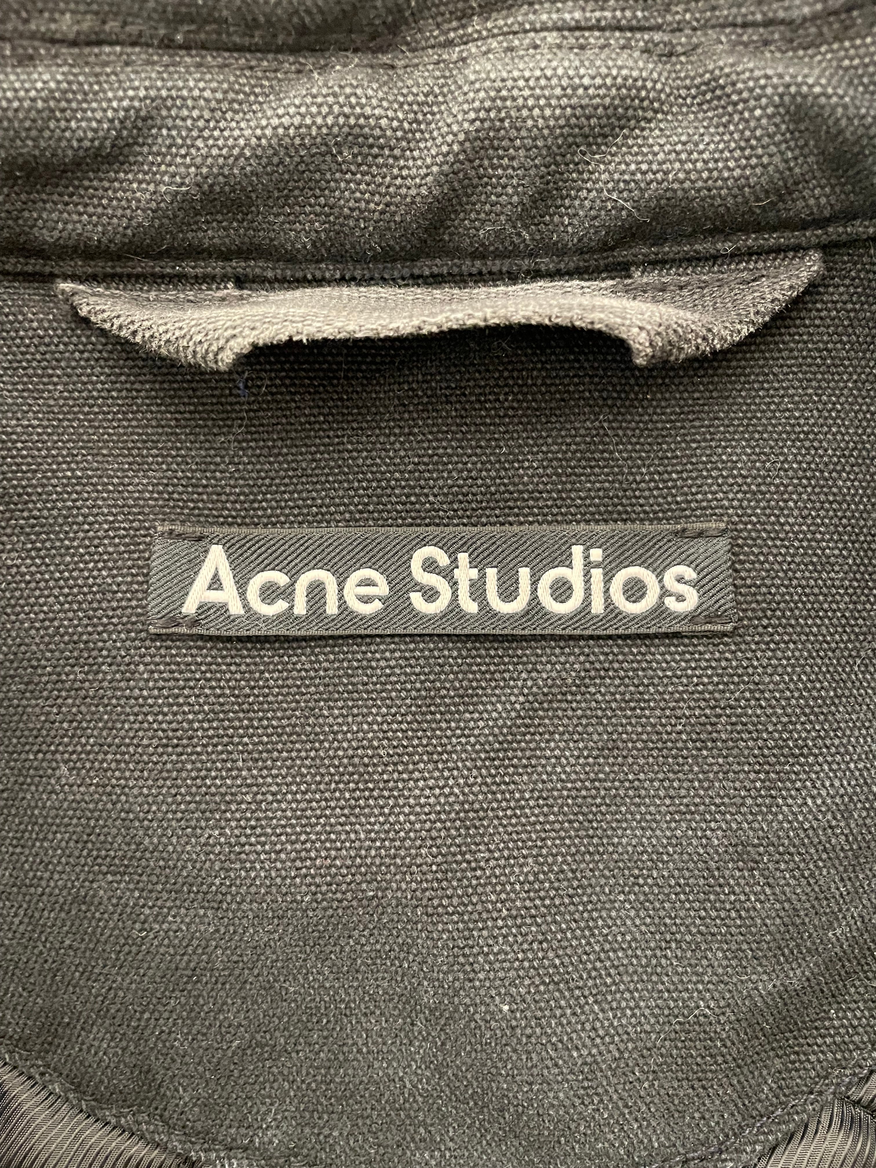Acne Studios/Jacket/XL/BLK/stone wash work jacket view 3