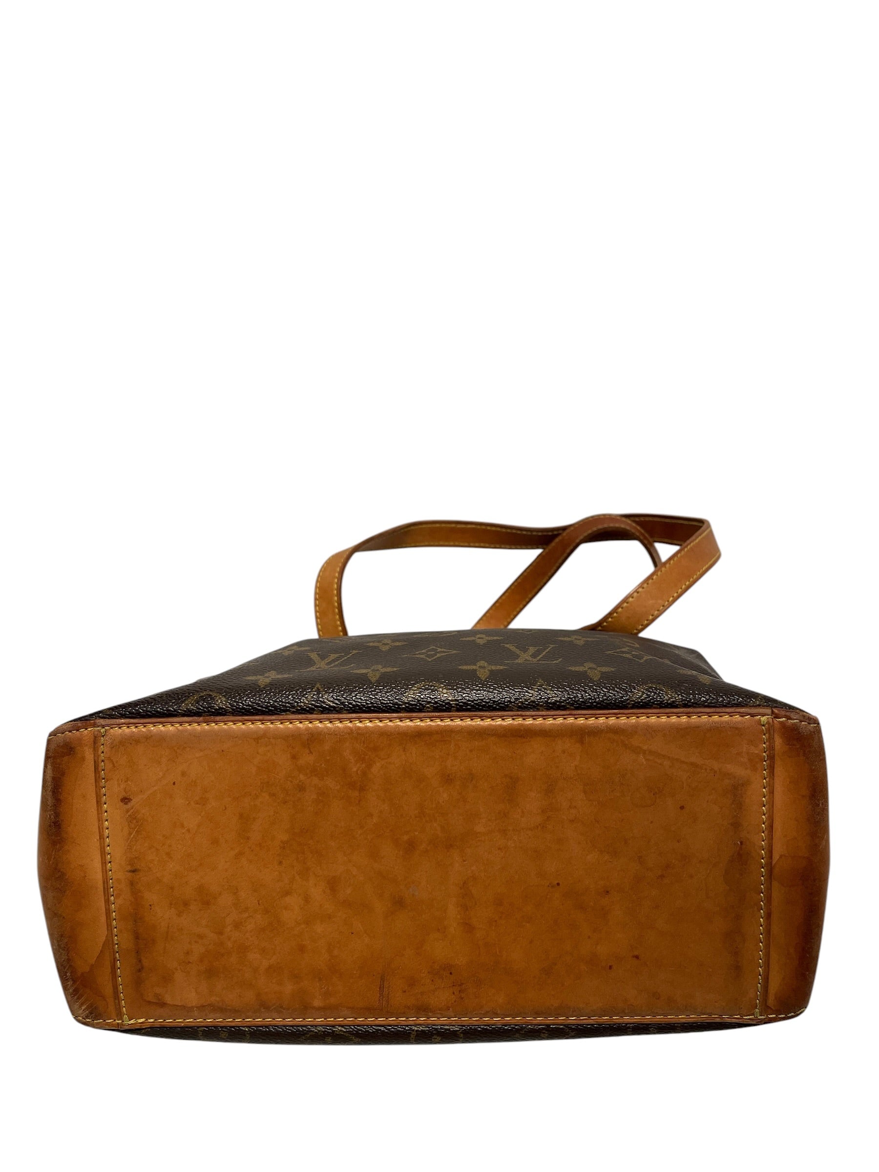 LOUIS VUITTON/Bag/Monogram/Leather/BRW/CABAS PIANO view 5