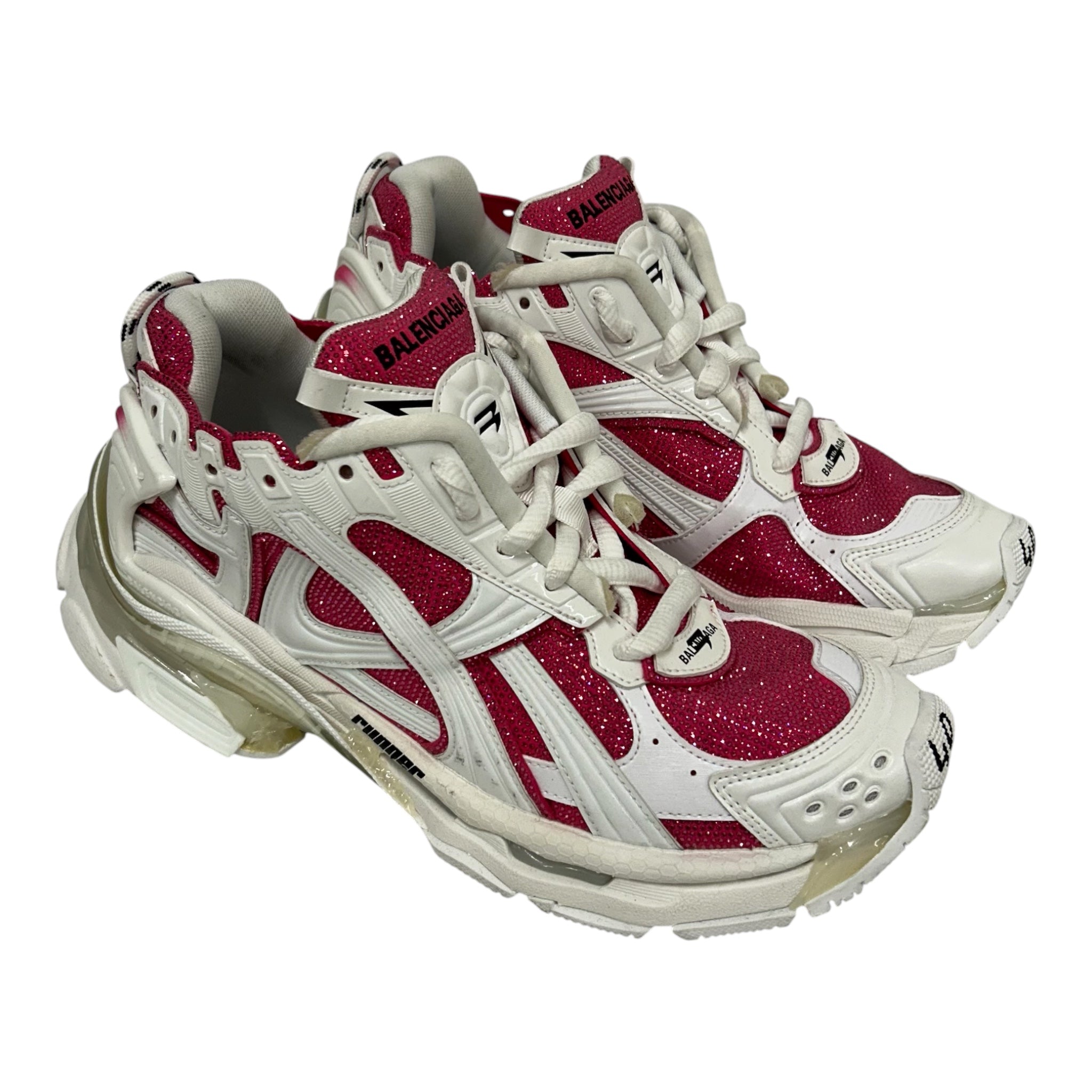 BALENCIAGA/Low-Sneakers/EU 40/WHT/PINK GEM view 1