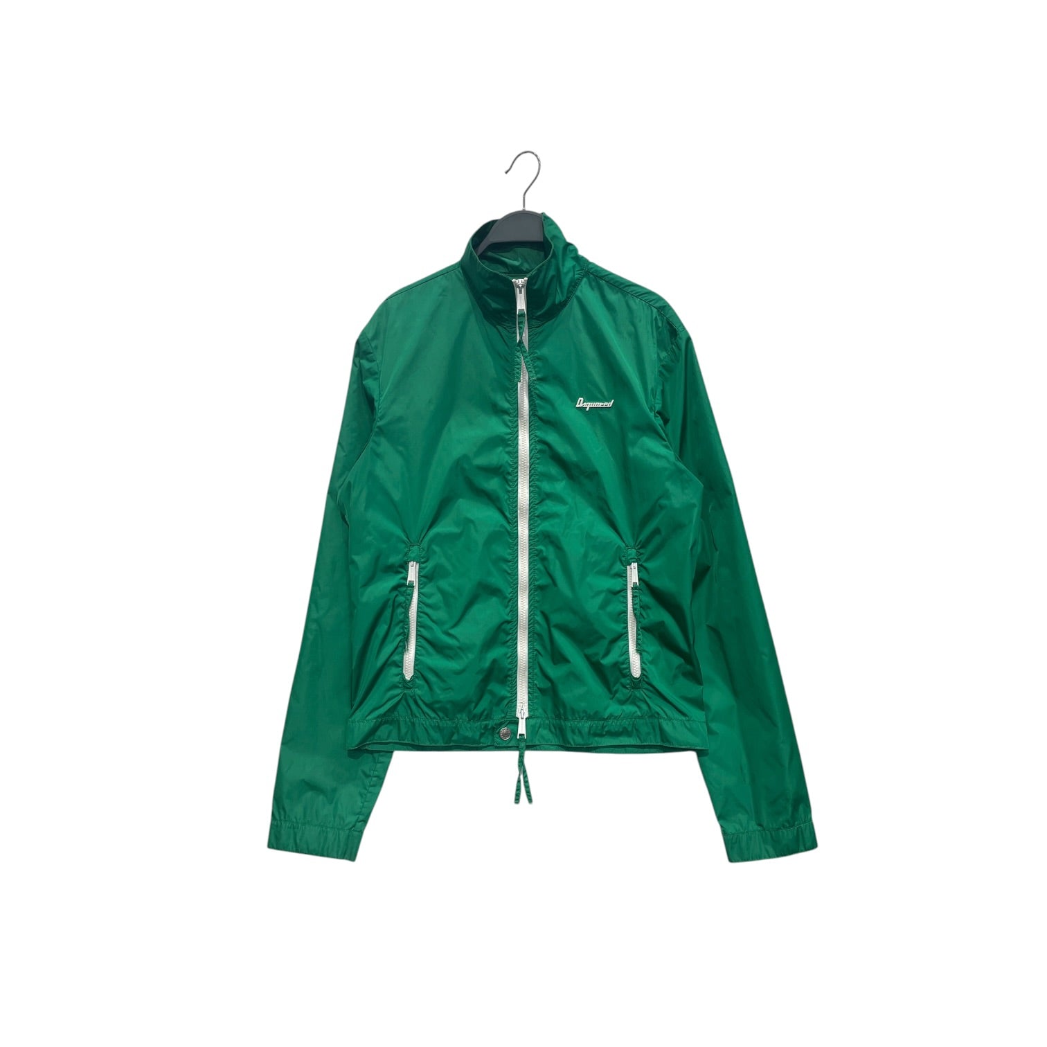 DSQUARED2/Windbreaker/46/Nylon/GRN/WHITEZIPPER view 1