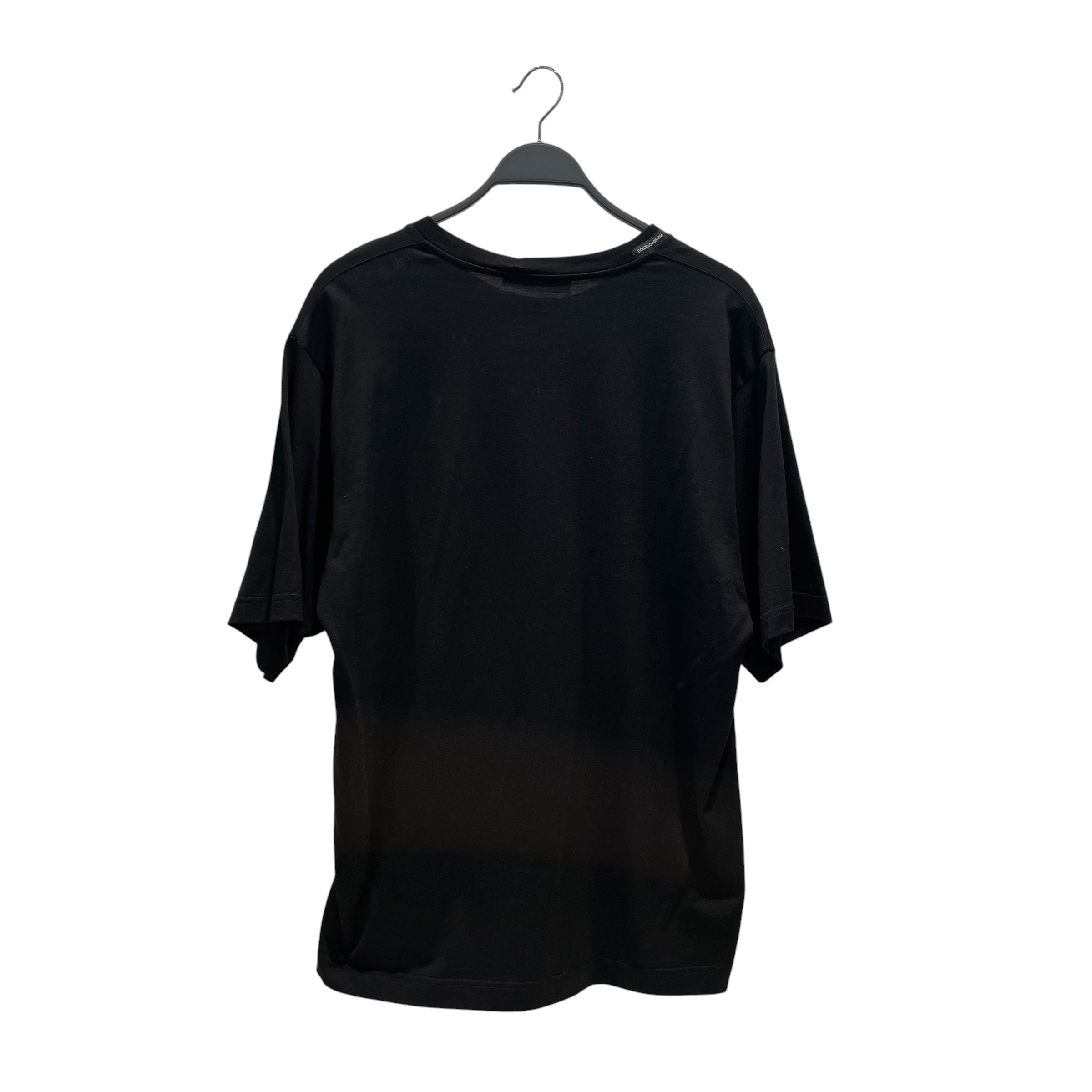 DOLCE&GABBANA/T-Shirt/54/Cotton/BLK/Dolce &Gabana Logo T view 2