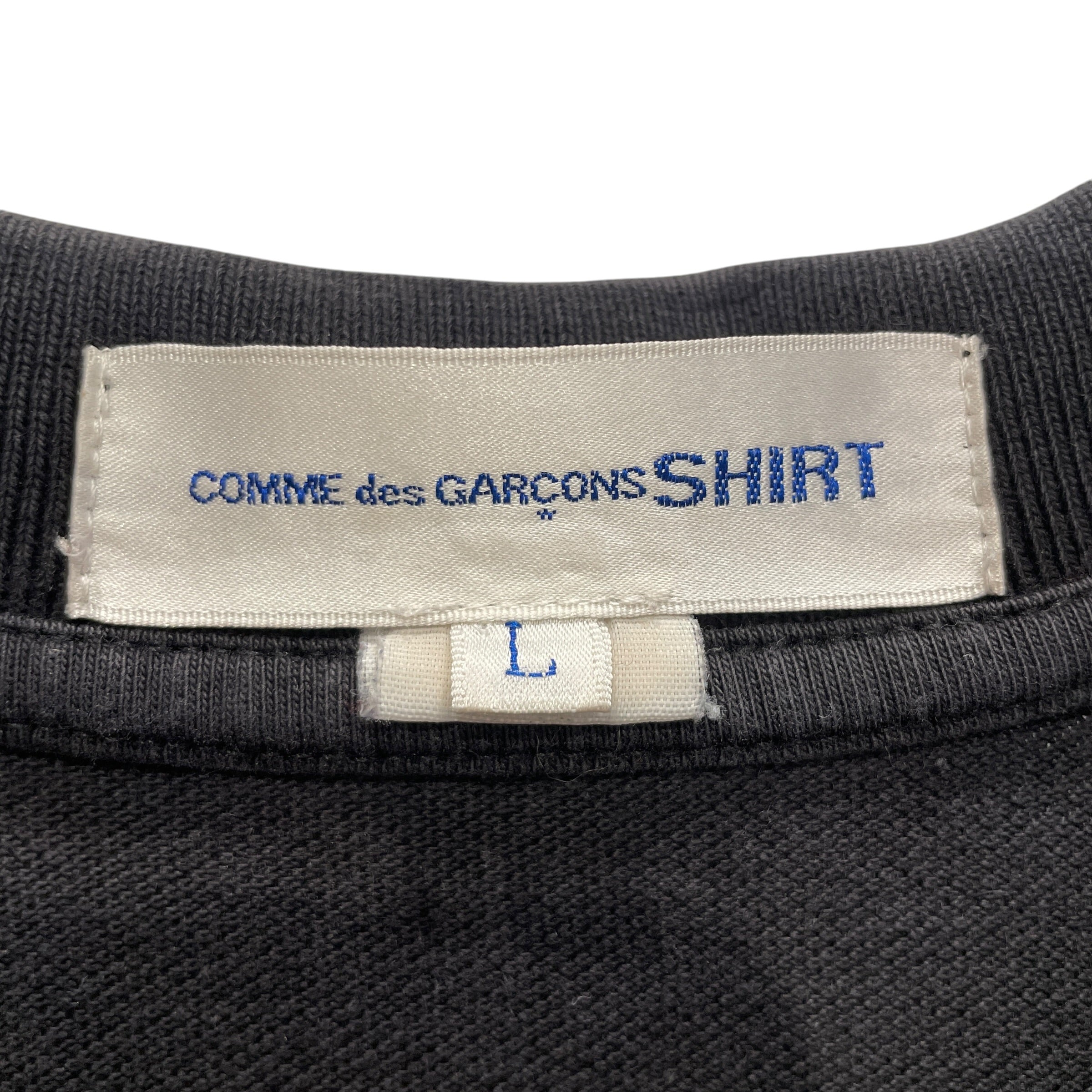 COMME des GARCONS SHIRT/T-Shirt/L/Cotton/BLK/JERSEYNET view 3