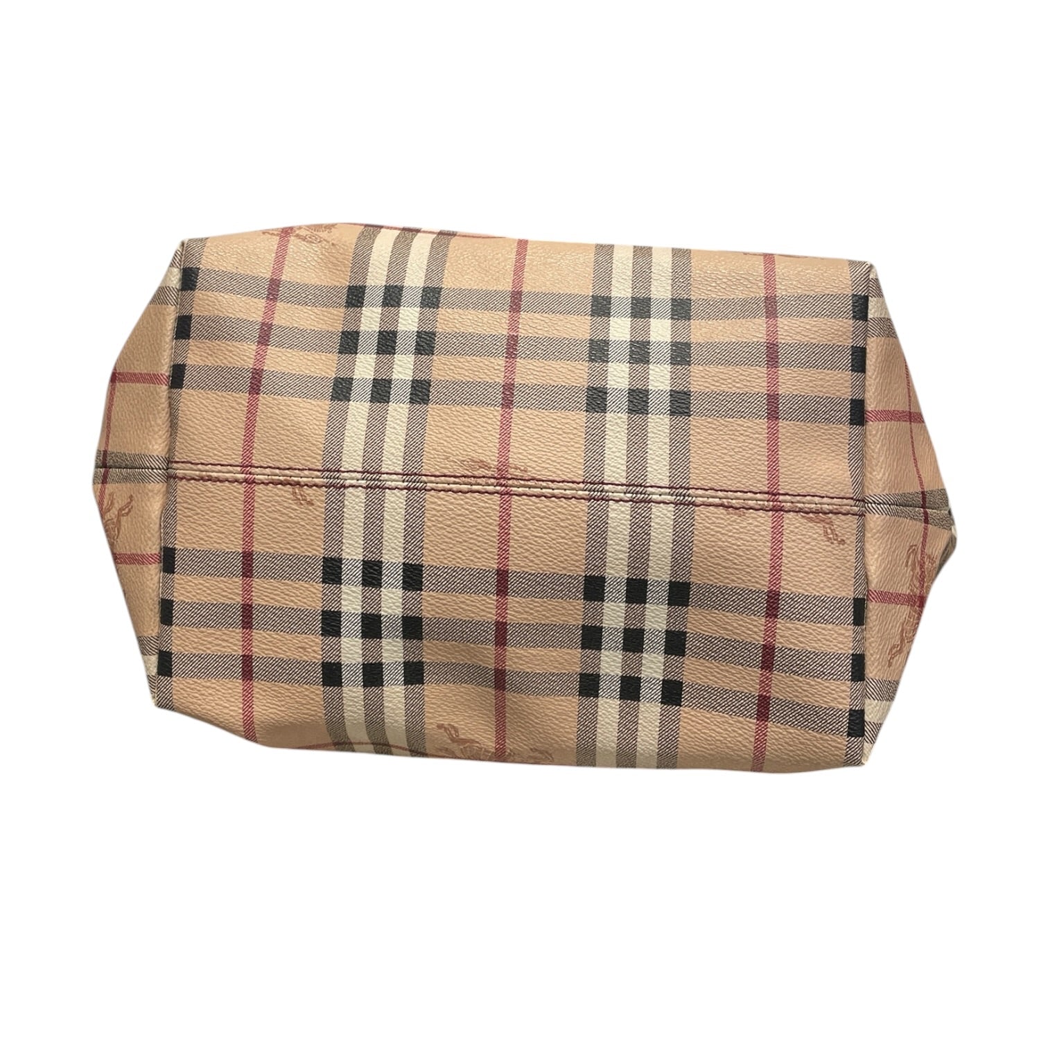 BURBERRY BLACK LABEL/Tote Bag/Hombre Check/Cotton/BEG/HAYMARKET CHECK SALISBURY TOTE view 5