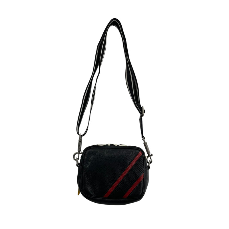 GIVENCHY/Cross Body Bag/Leather/BLK/MC3 RED CROSSBODY