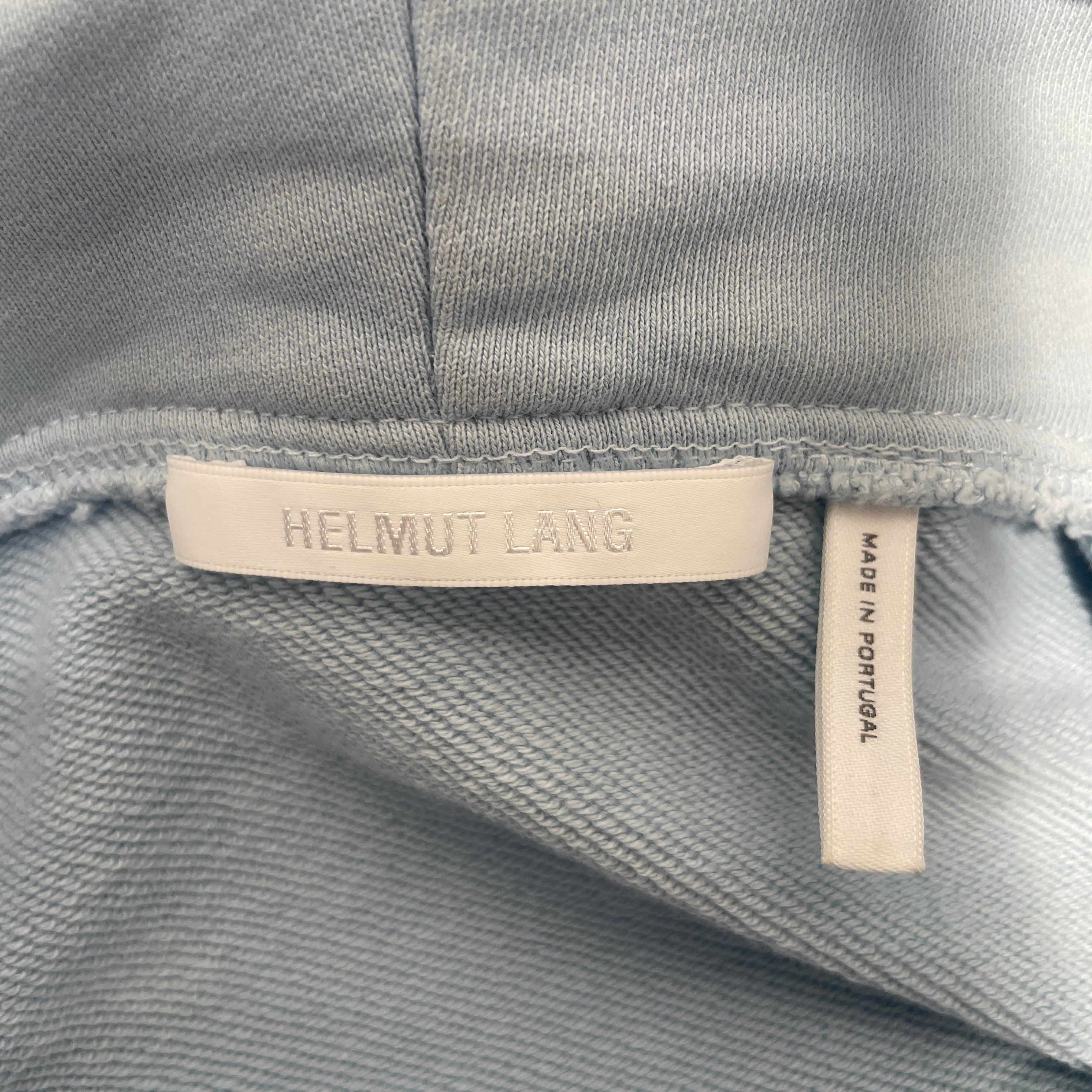 Helmut Lang/Hoodie/XL/Cotton/BLU/spellout view 3