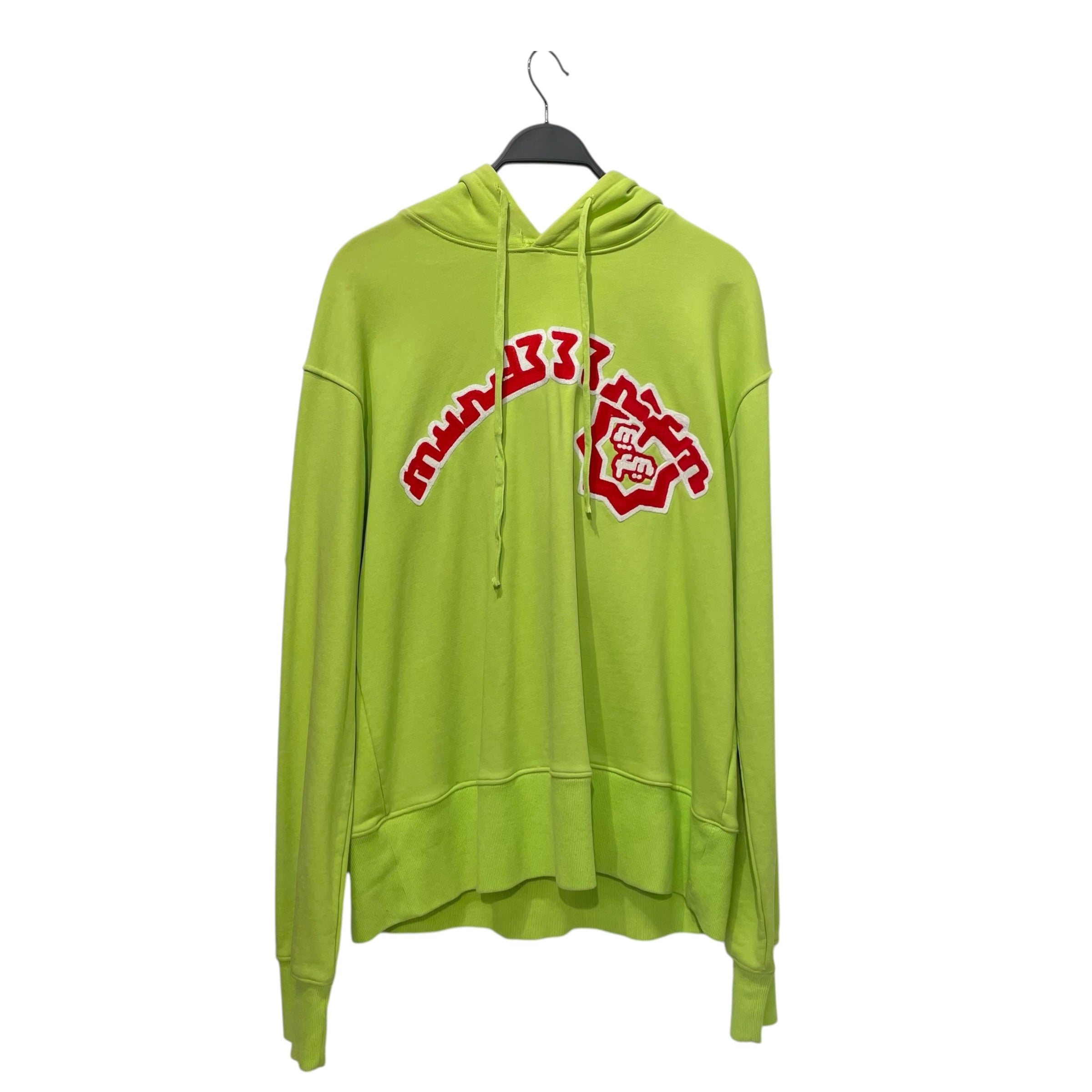 MURD333R.FM/Hoodie/3/Cotton/GRN/fm. chainstith cone hoodie view 1