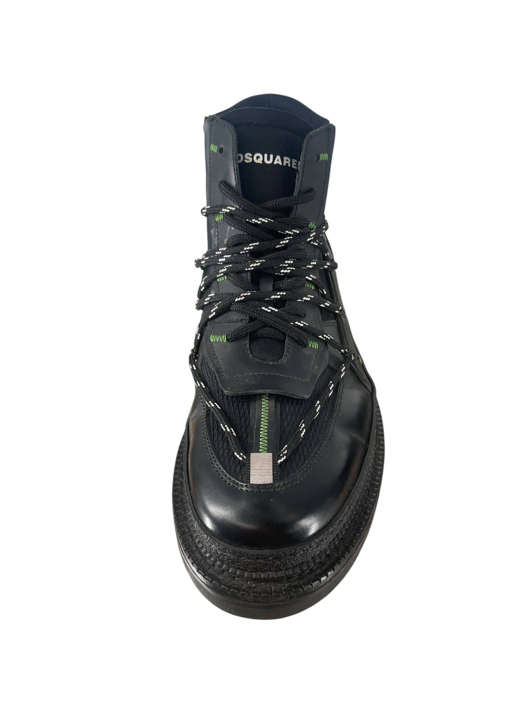 DSQUARED2/Boots/UK 11/Nylon/BLK/DSQUARED GREEN TIE BOOT view 3