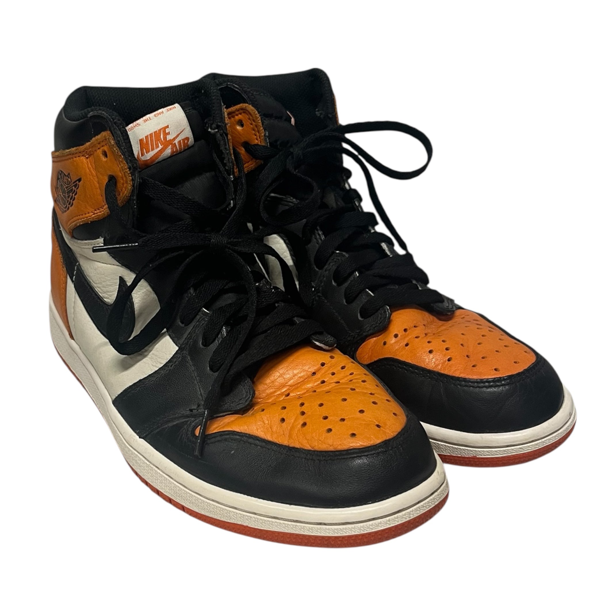 NIKE/AIR JORDAN 1 RETRO HIGH OG/Hi-Sneakers/US 10.5/Leather/ORN/555088-005 view 1