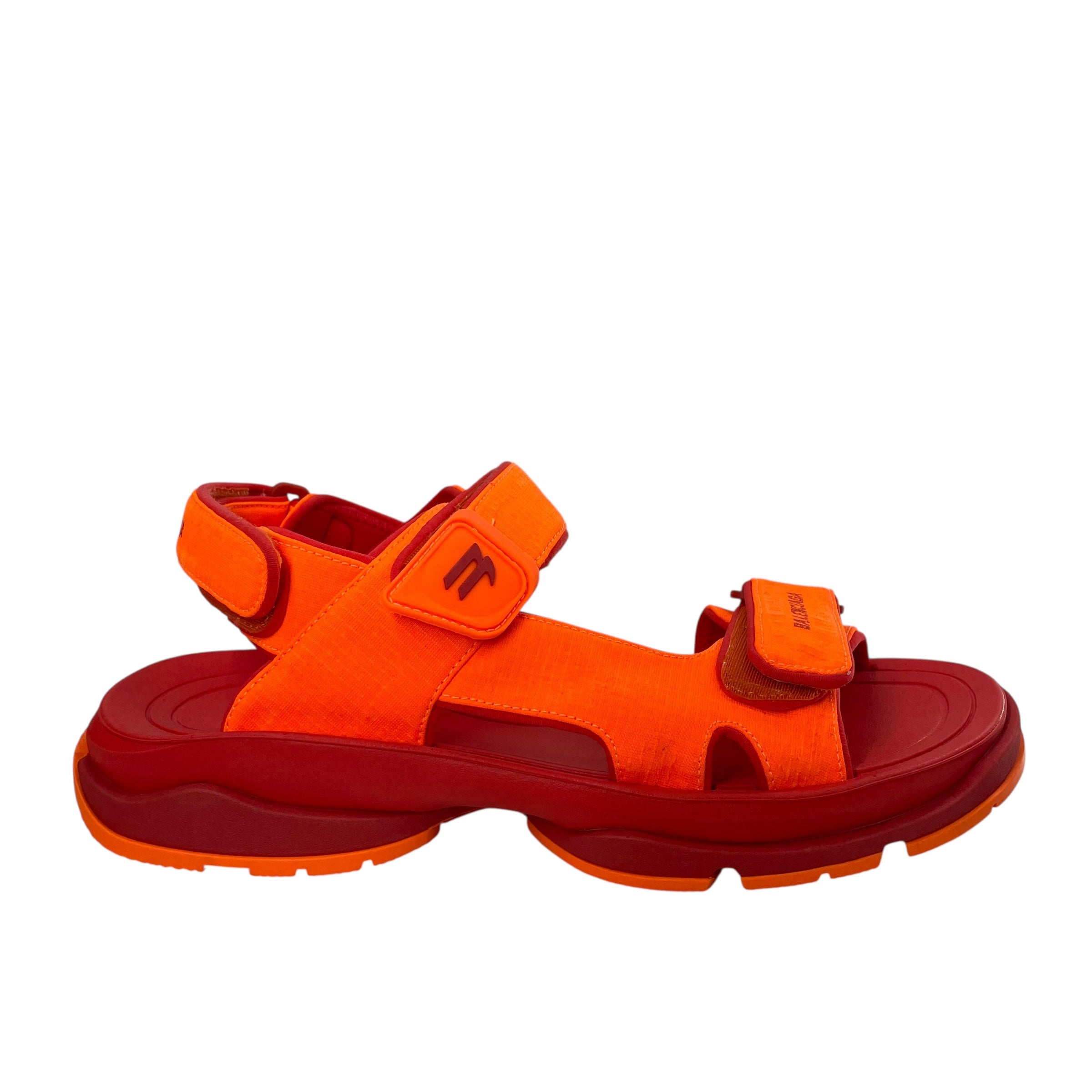 BALENCIAGA/Sandals/EU 43/Polyester/ORN/VELCRO STRAP TOURIST view 4