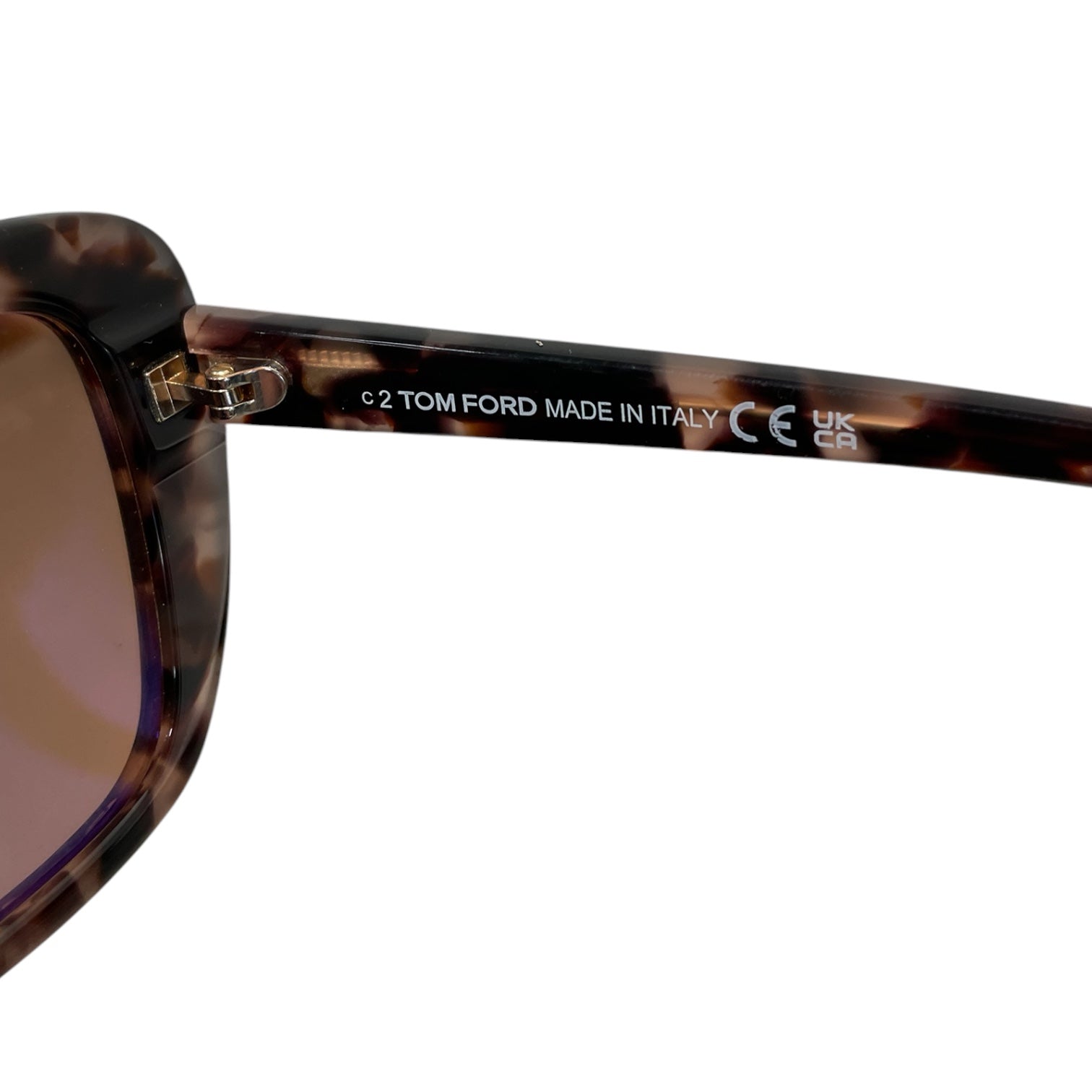 TOM FORD/Sunglasses/Animal Pattern/Plastic/BRW/Maeve TF 1008 55Y view 3